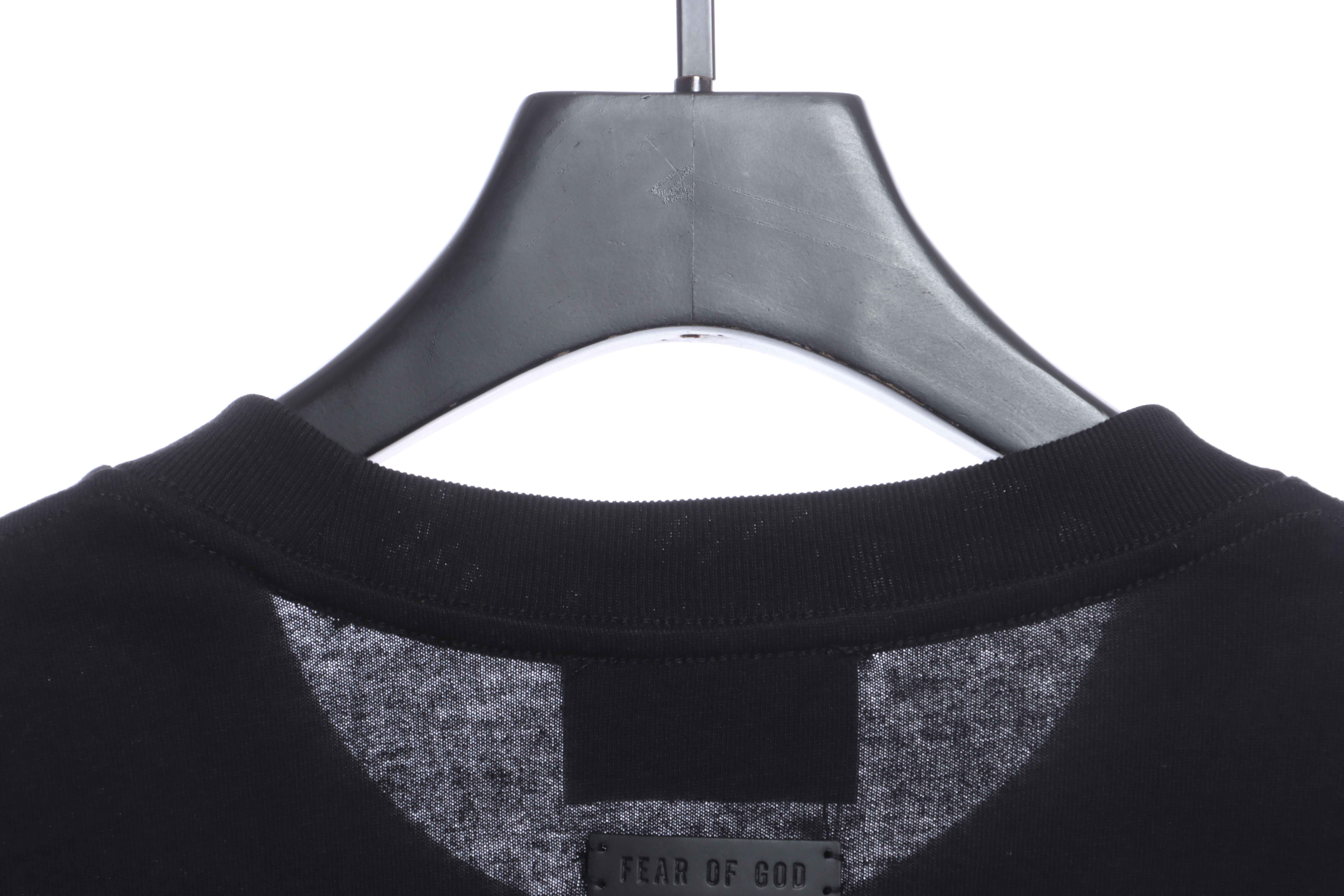 FEAR OF GOD season seven main line flocking big G letter short-sleeved T-shirt
