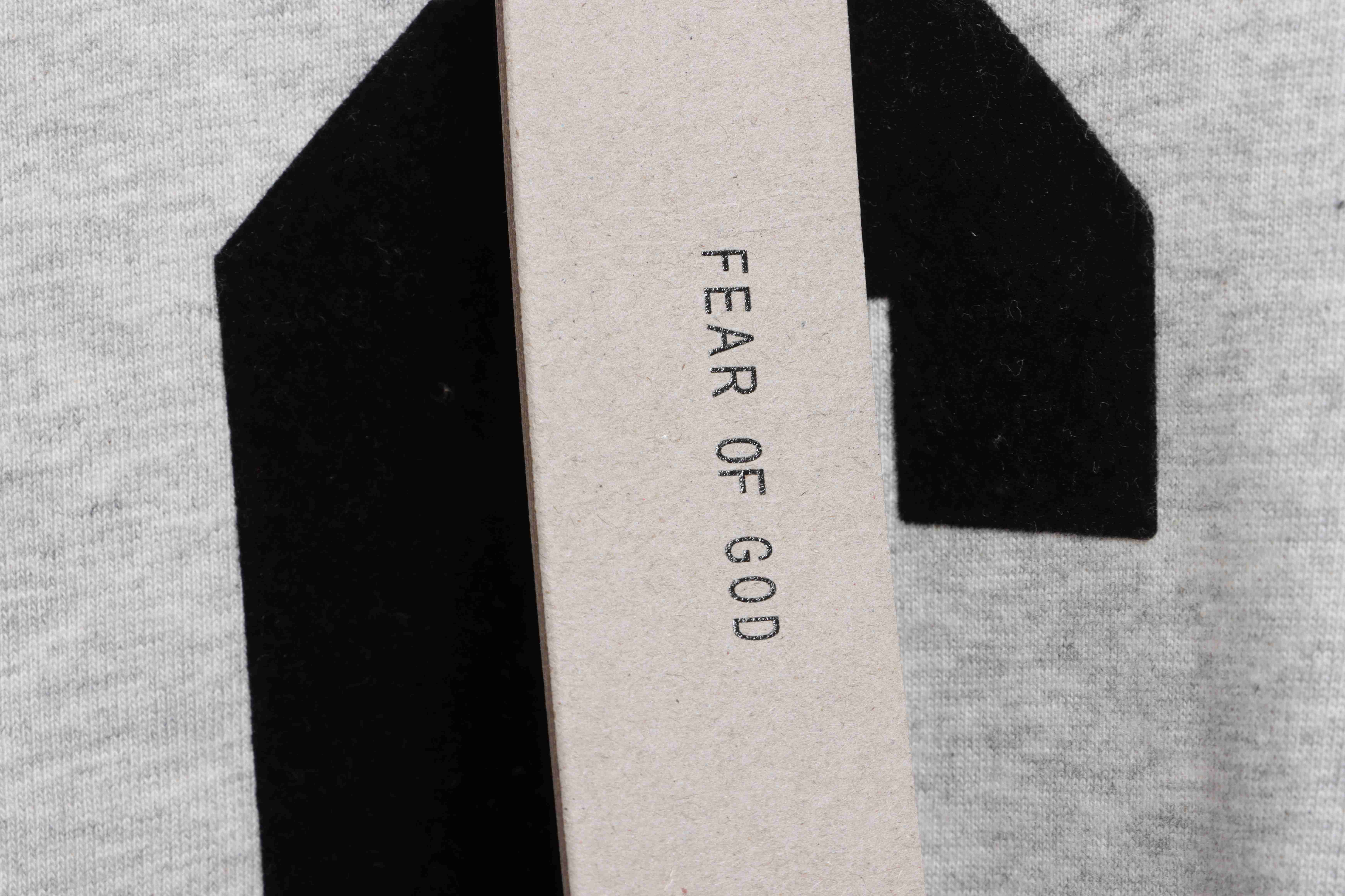 FEAR OF GOD season seven main line flocking big G letter short-sleeved T-shirt