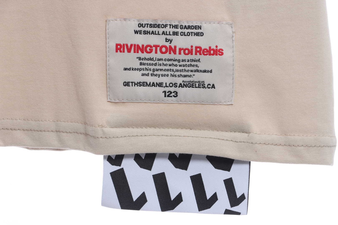 RRR123 co-signed FOG limited logo printing short sleeves