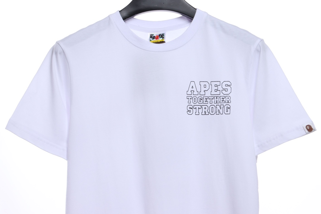 BAPE colorful camouflage printing short sleeves