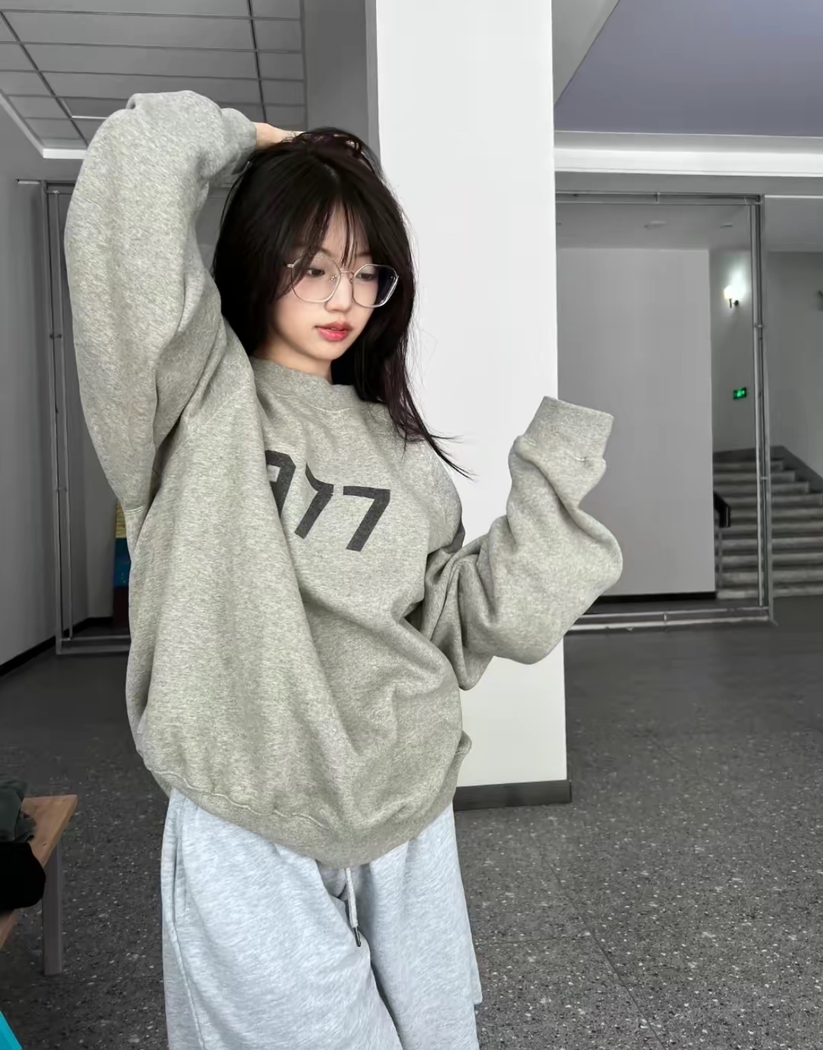 Ess3nt1als F0G  1977 flocking plus fleece sweater