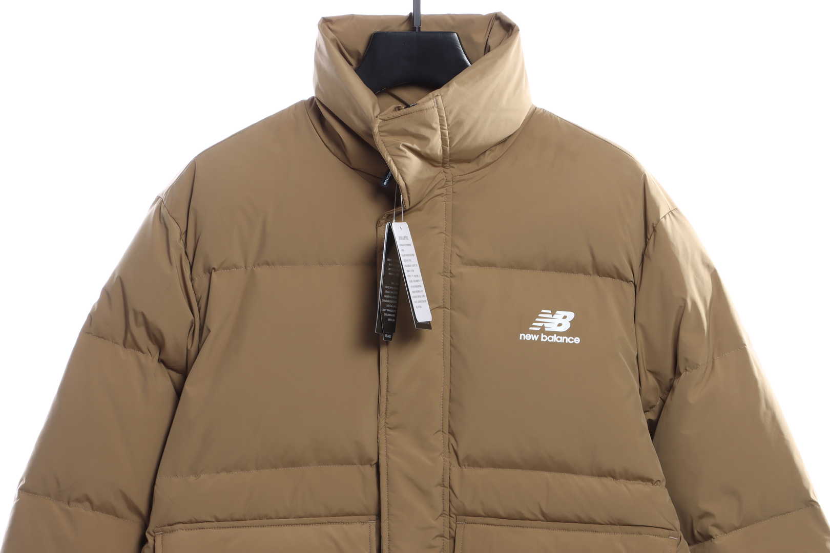 NEW BALANCE solid color large pocket down jacket