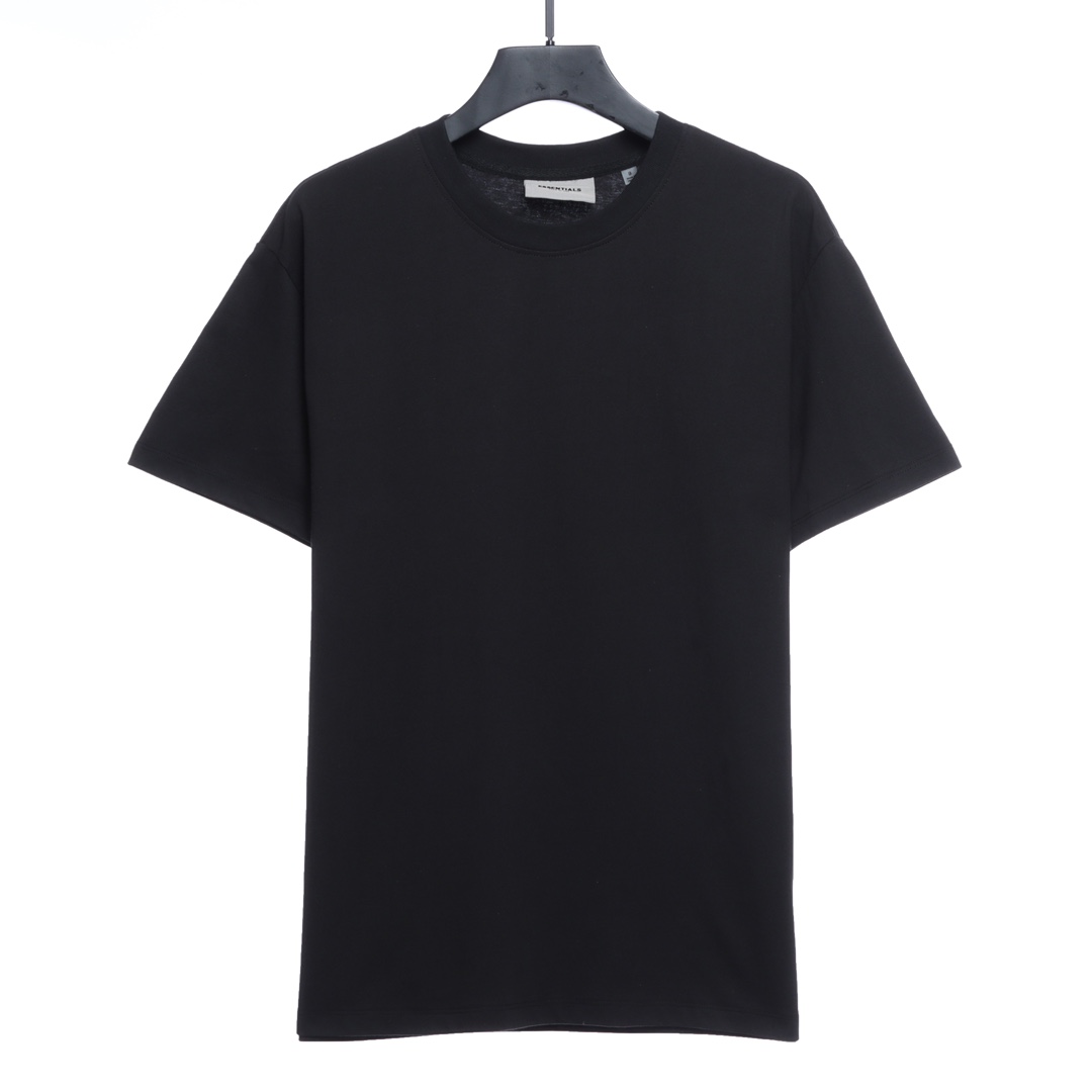 Essentials back silicone letter short sleeve