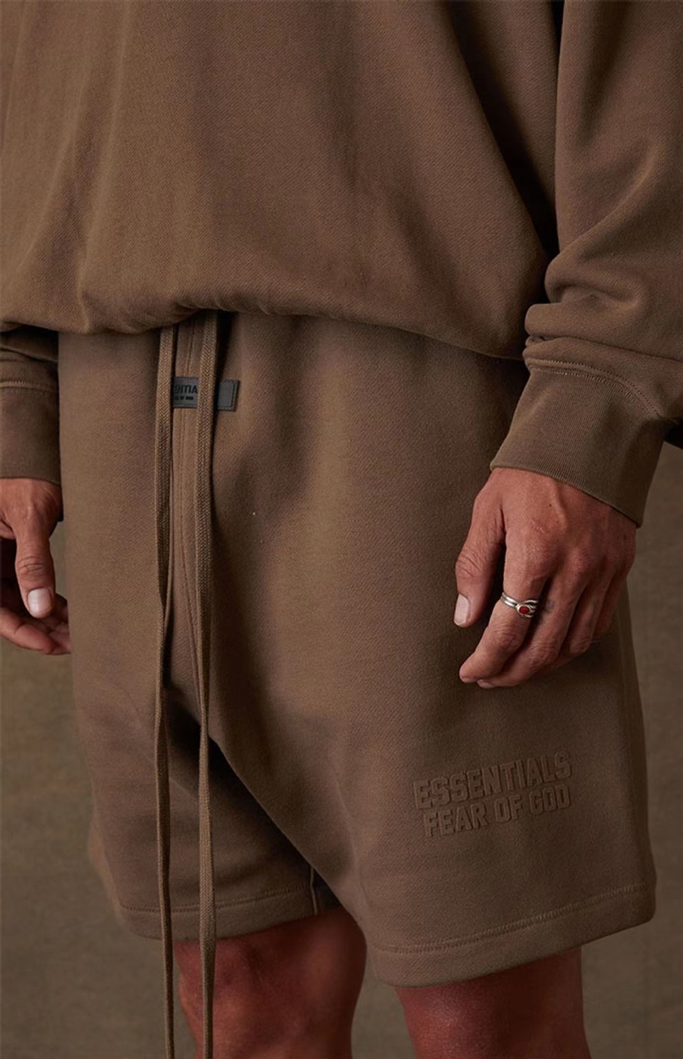 Fear of God Essentials Relaxed Mid Long Shorts