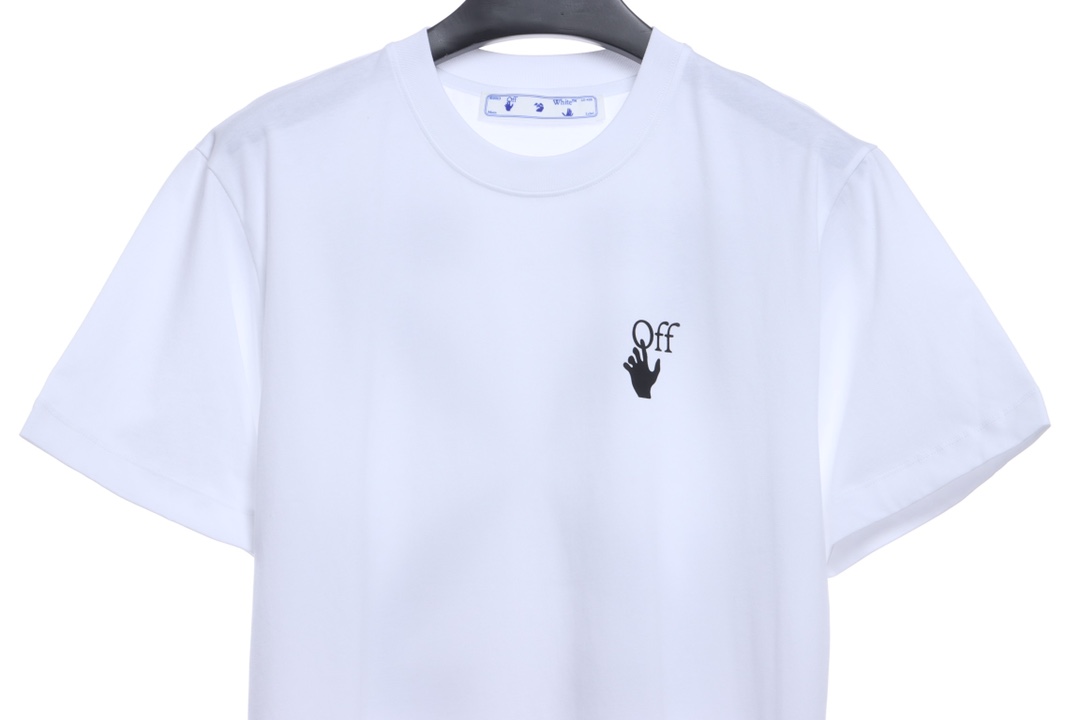 OW Caravaggio black and white religious short sleeves