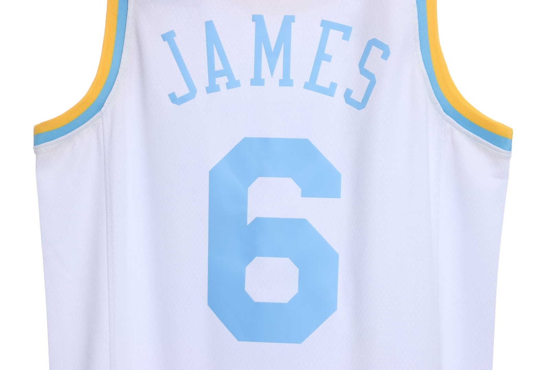 Lakers 23 season retro No. 6 jersey