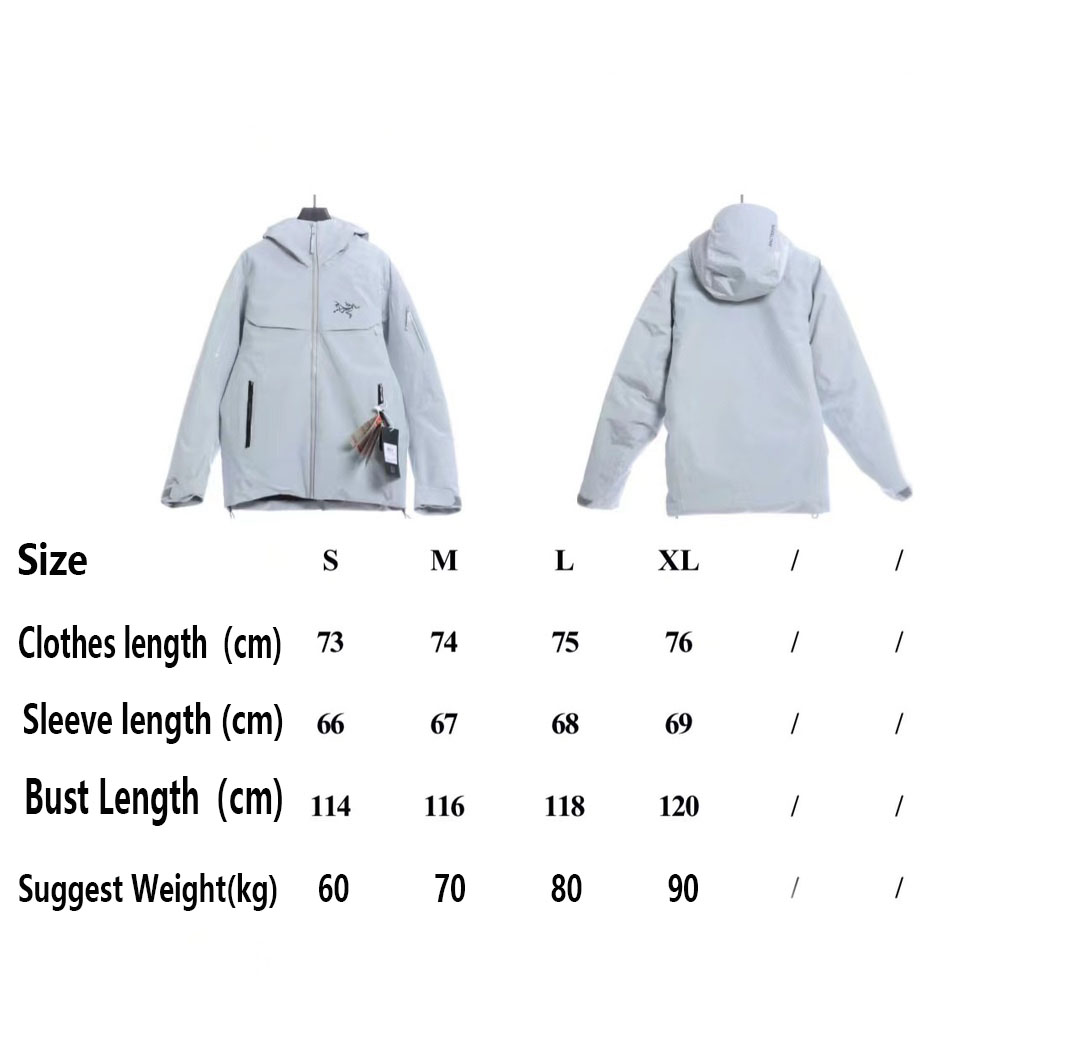 Arcteryx Macai LT Outdoor Windproof Warm Hooded Ski Jacket