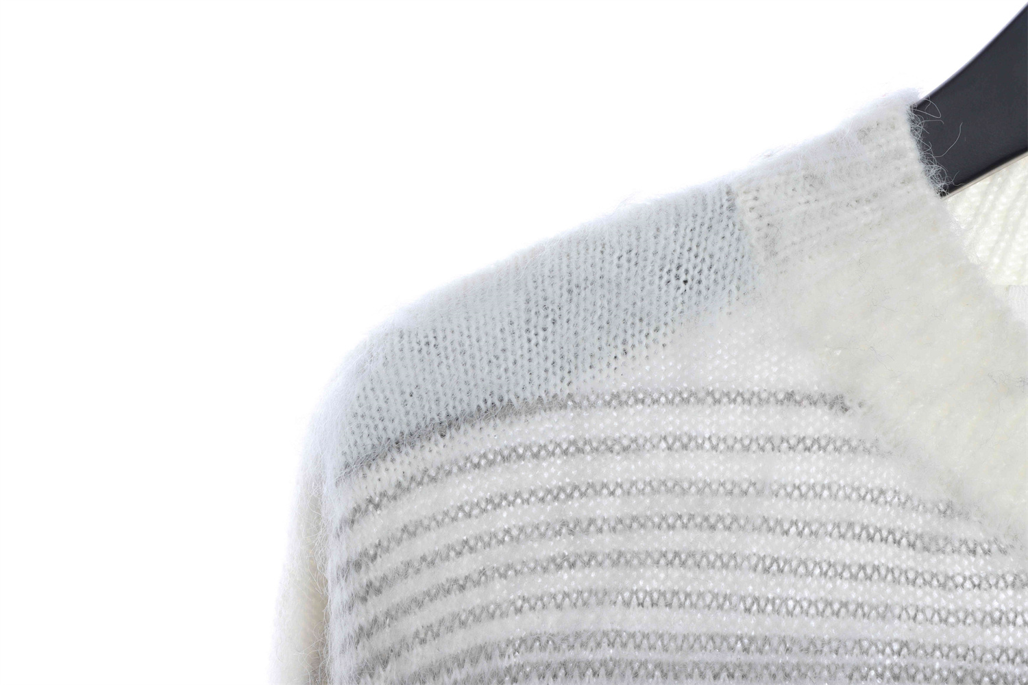 OFF WHITE Mohair Sweater Gradient