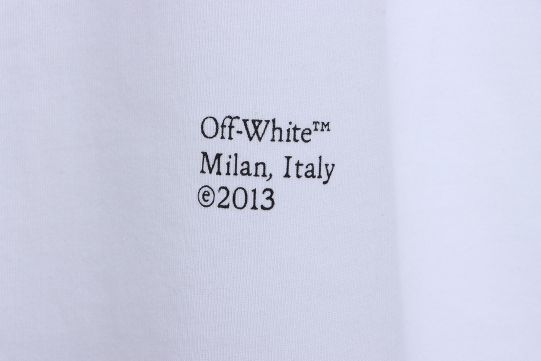 OW Caravaggio black and white religious short sleeves