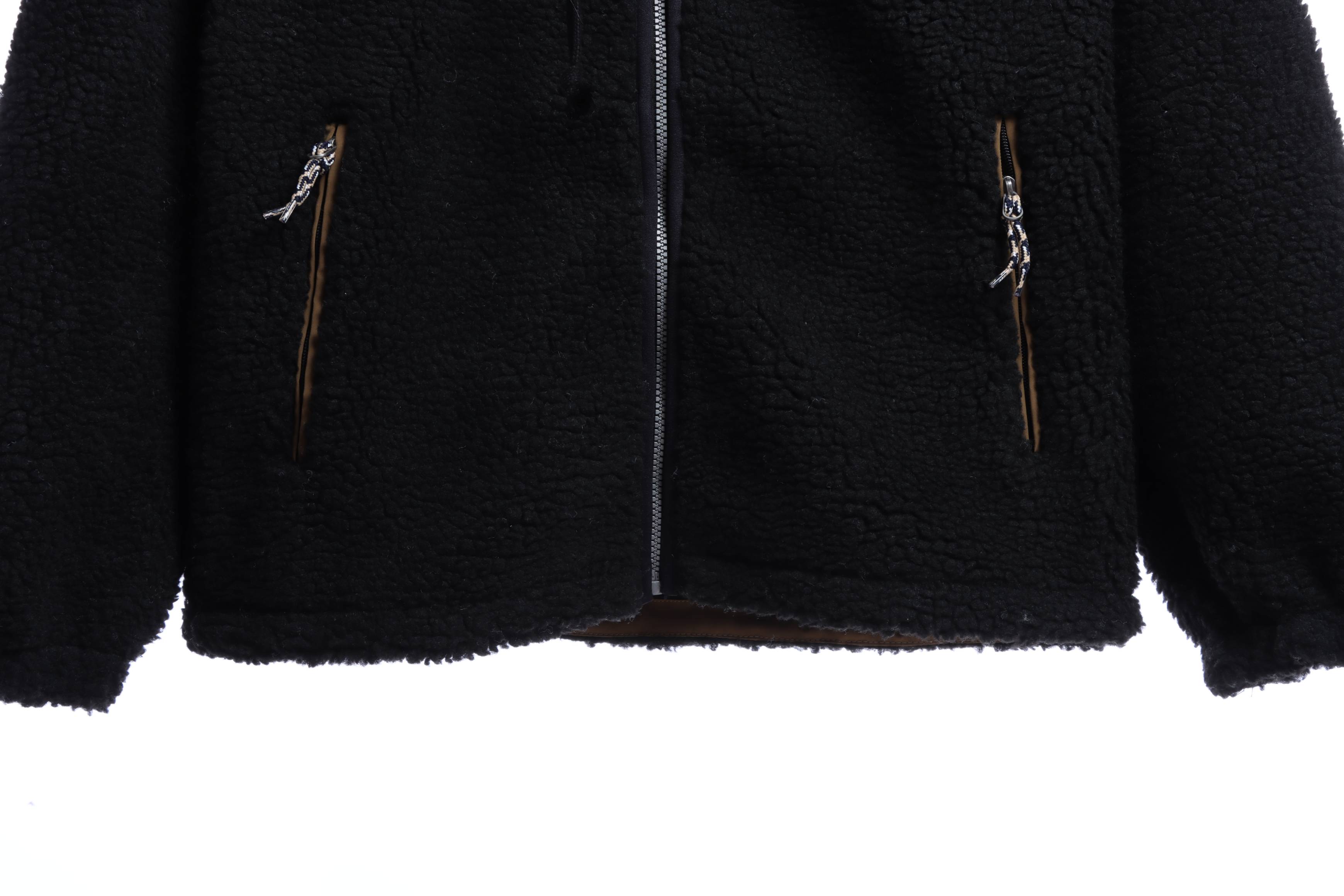 The North Face Double Laminated Sherpa White Zip Jacket