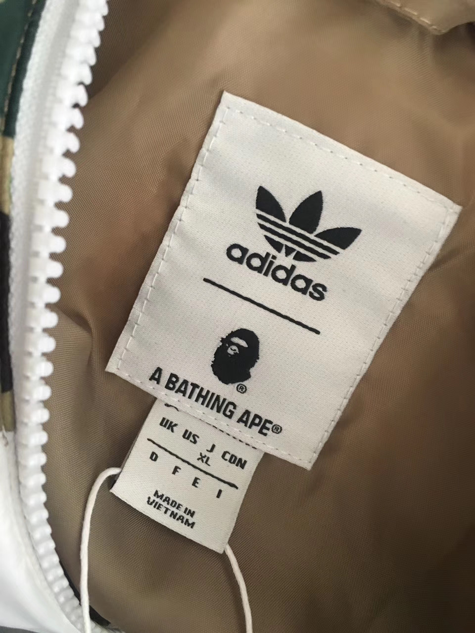 Bape A Bathing Ape X Adidas Down Jacket