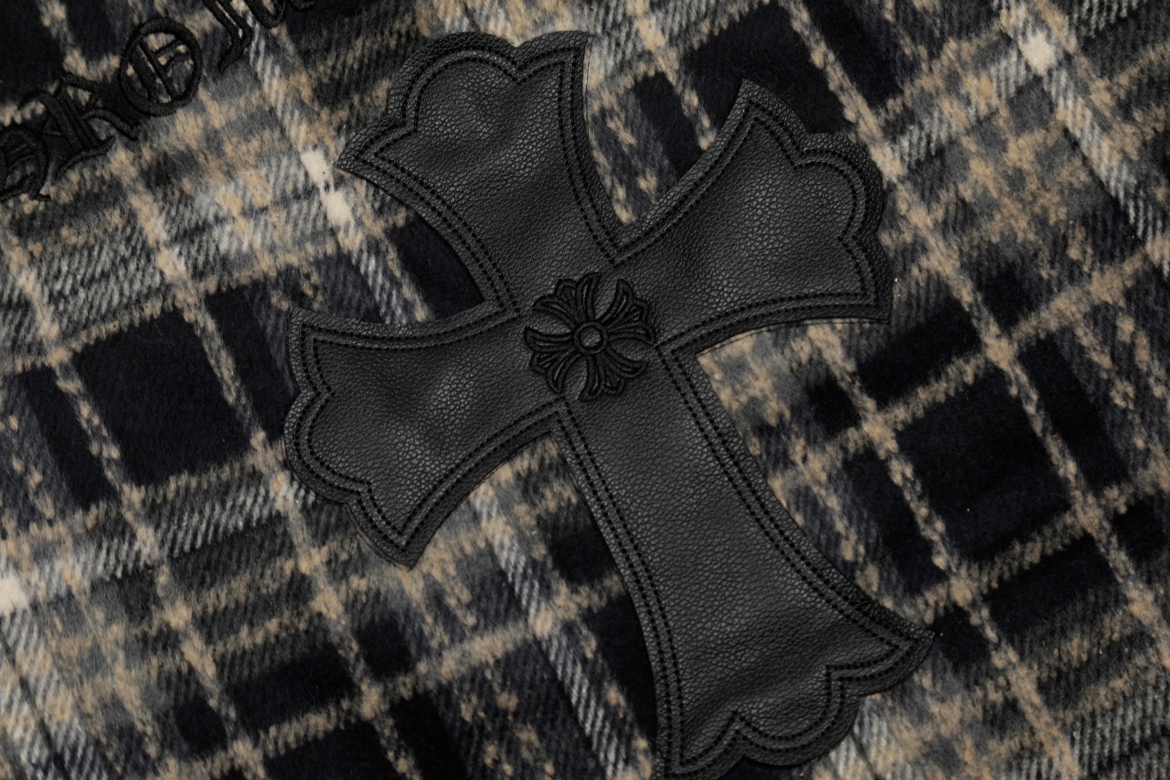 Chrome Hearts Plaid  Flannel wool Jacket