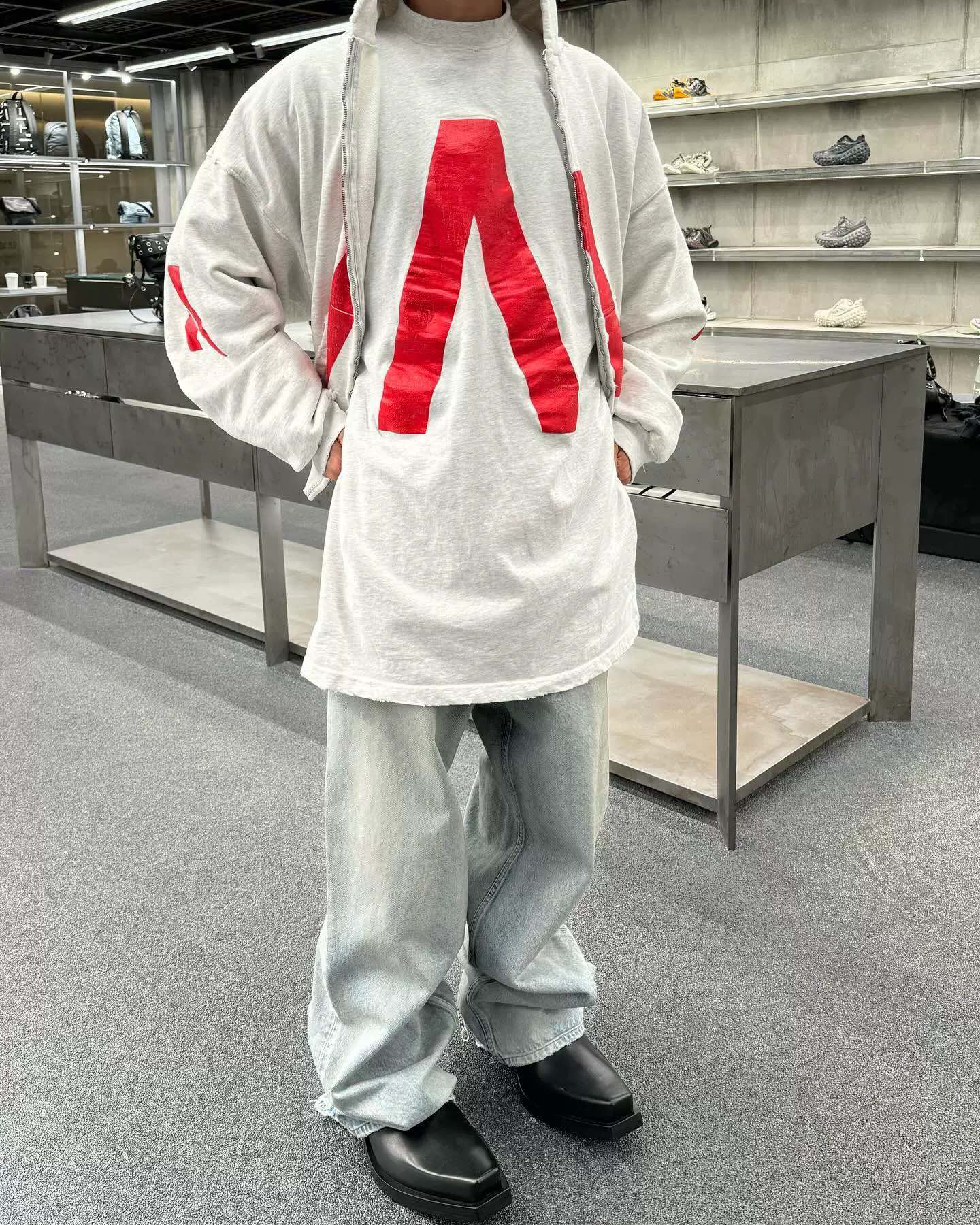 Balancig* X Apple Music Crewneck Hoodie 2024