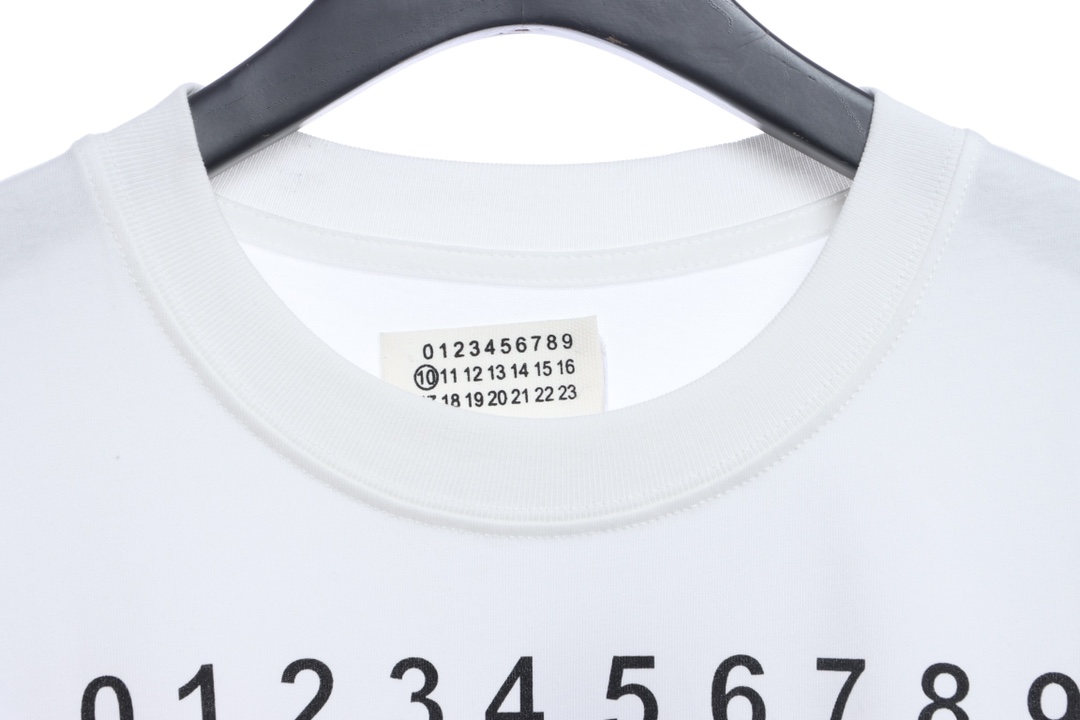 M-rg13la Number Size Chart Printed Panel Short Sleeve