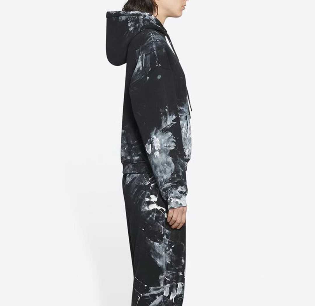 B-l3nc!aga Graffiti Splash Hoodie