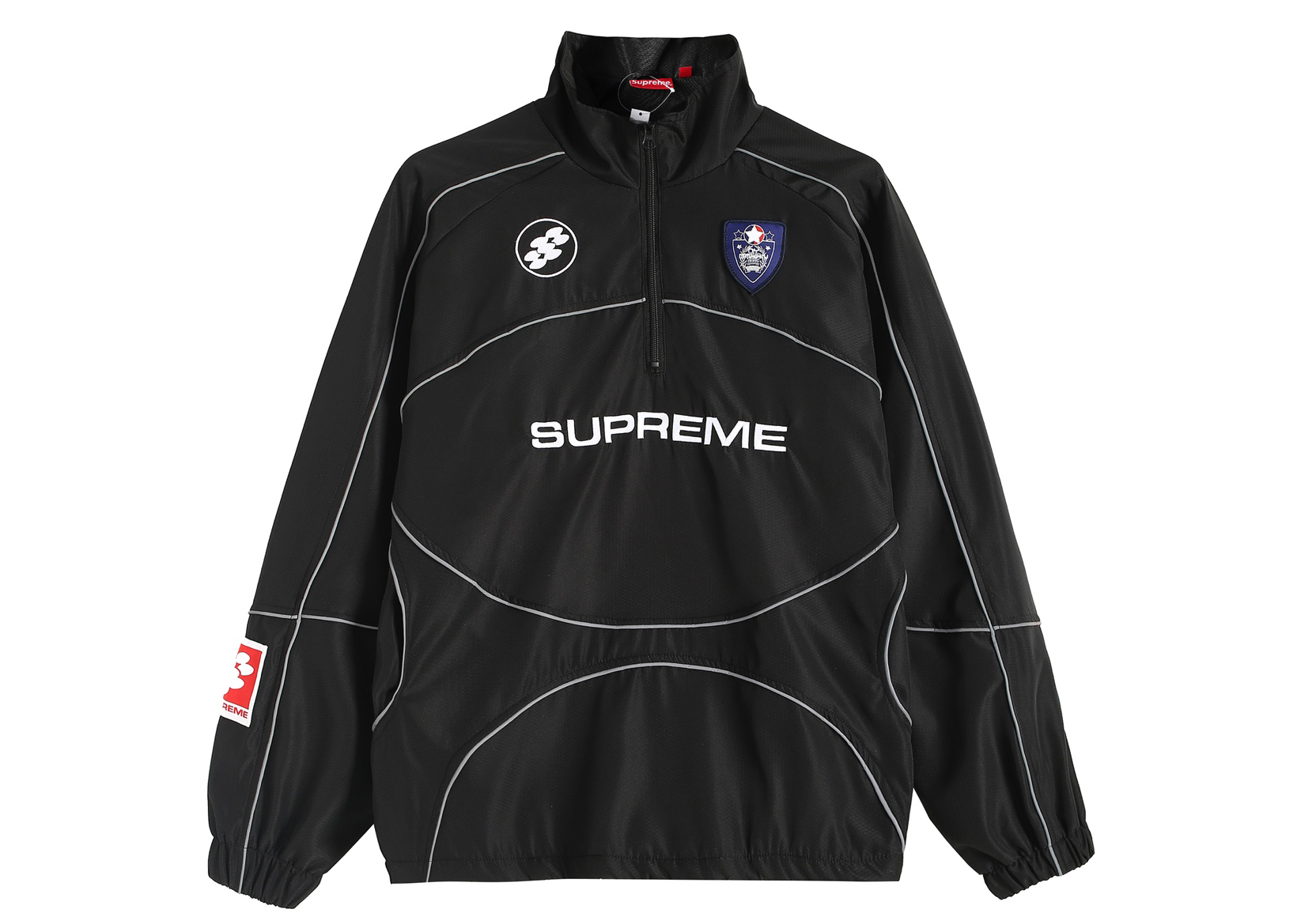 Supreme FW24 WEEK11 Reflective Piping Pullover 3M