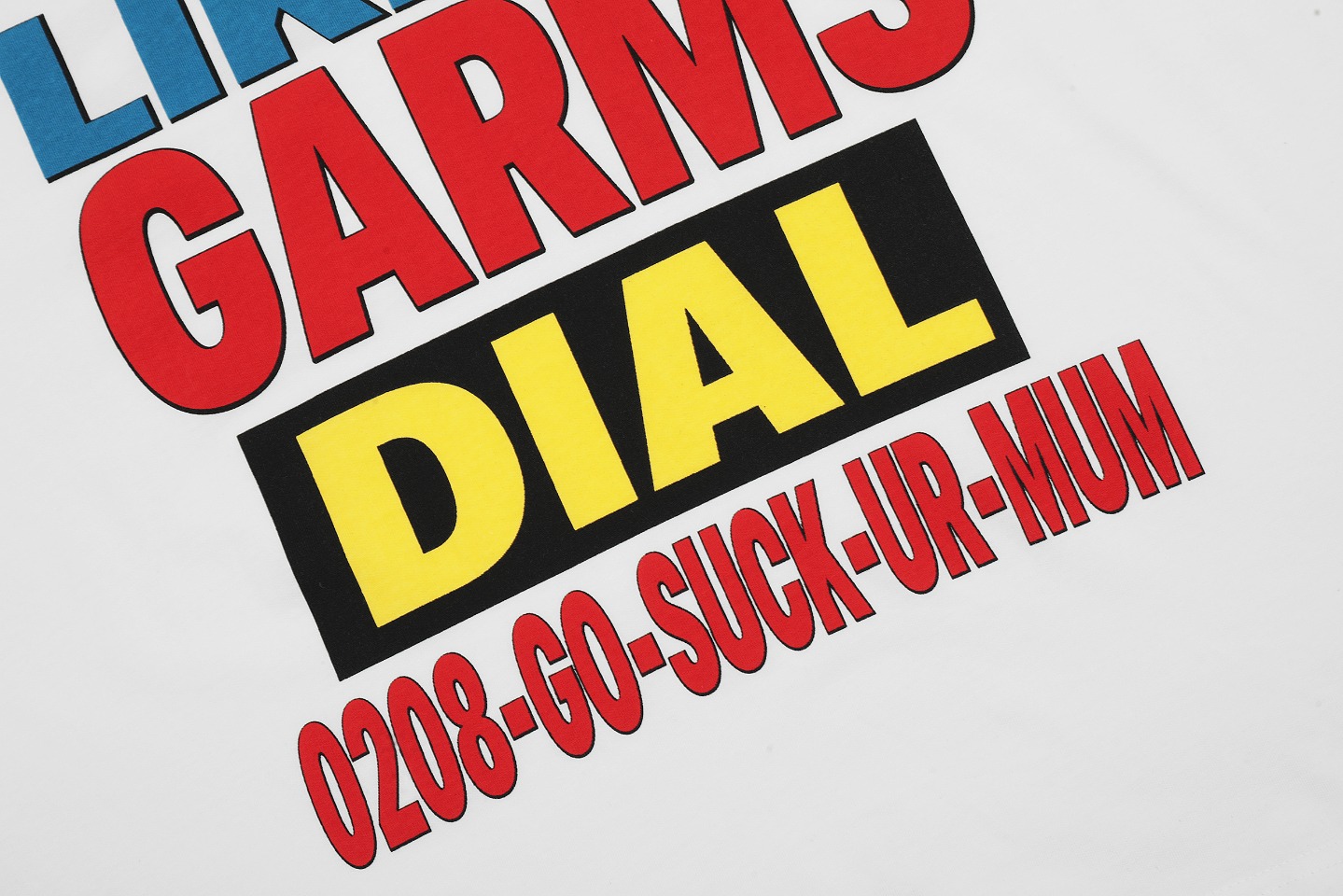 Gallery Dep Crayon hand-painted printing short sleeves