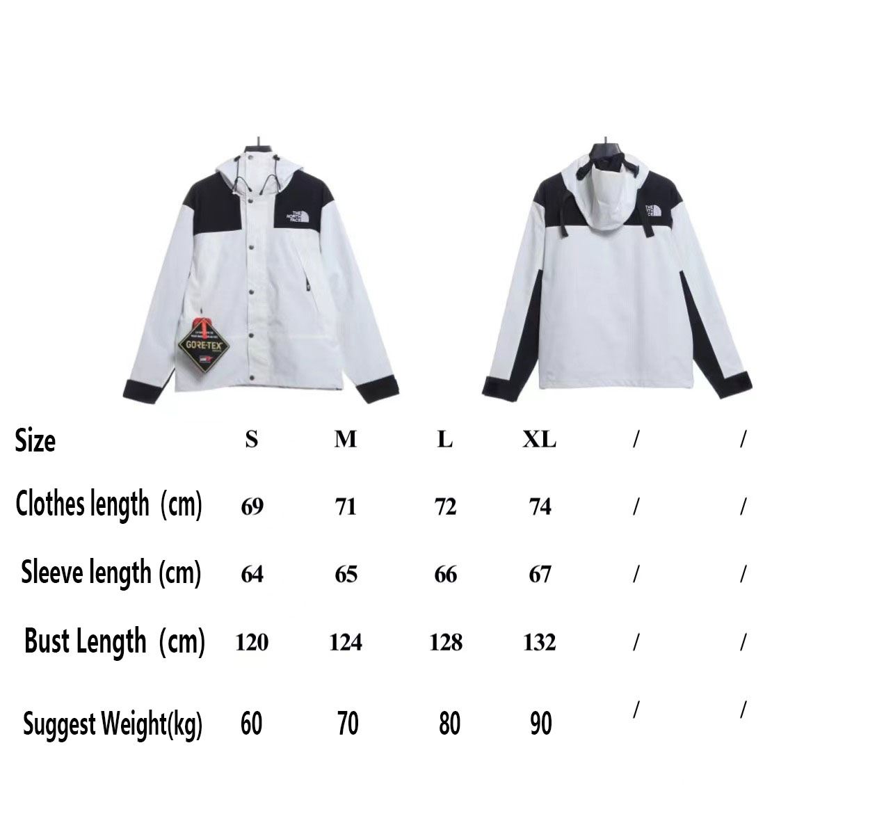 TNF Contrast Color Stitching Jacket