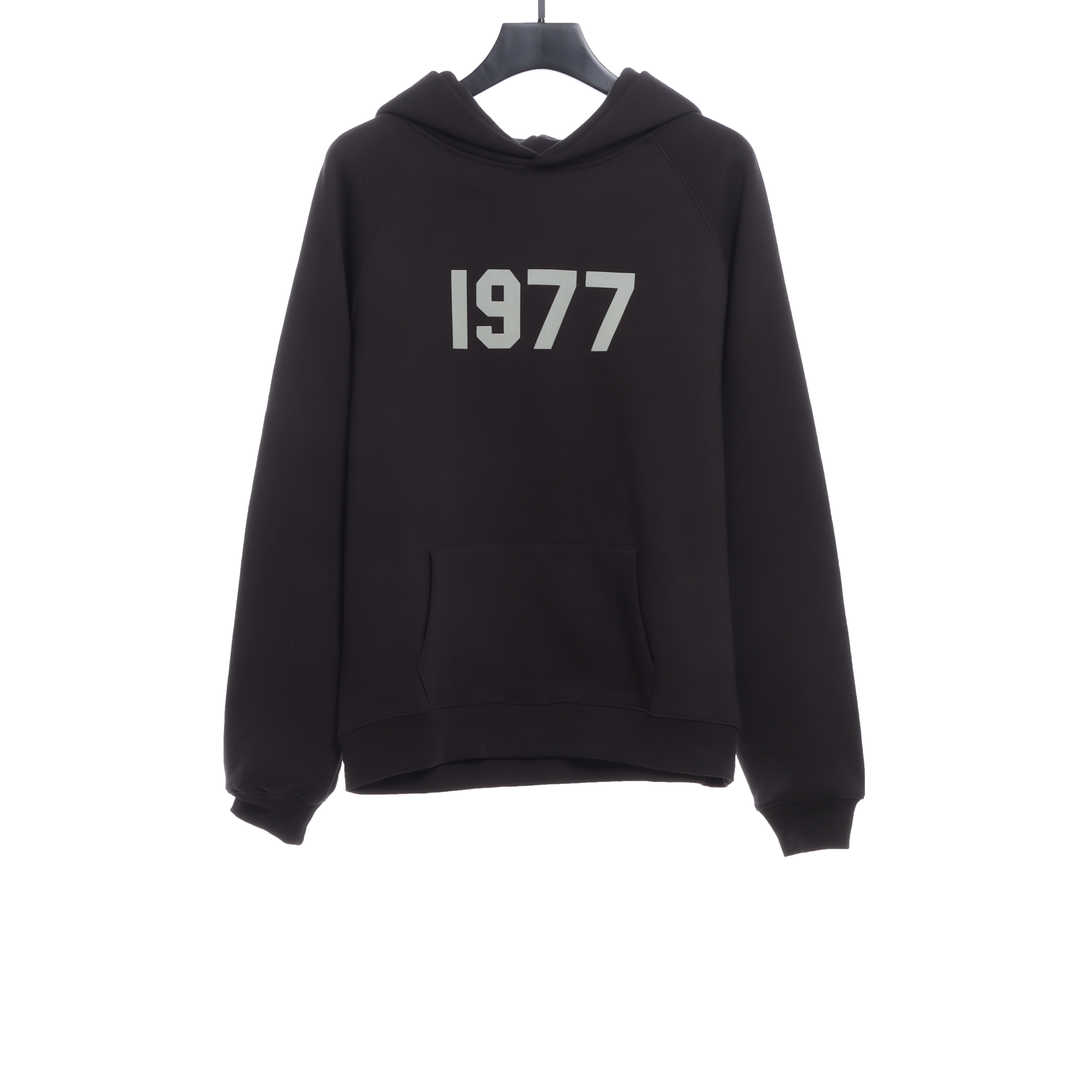 Ess3nt1als F0G  1977 flocking fleece hoodie