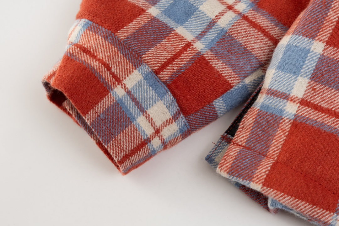 Chrome Hearts plaid design with silver embellishments, cotton-padded jacket