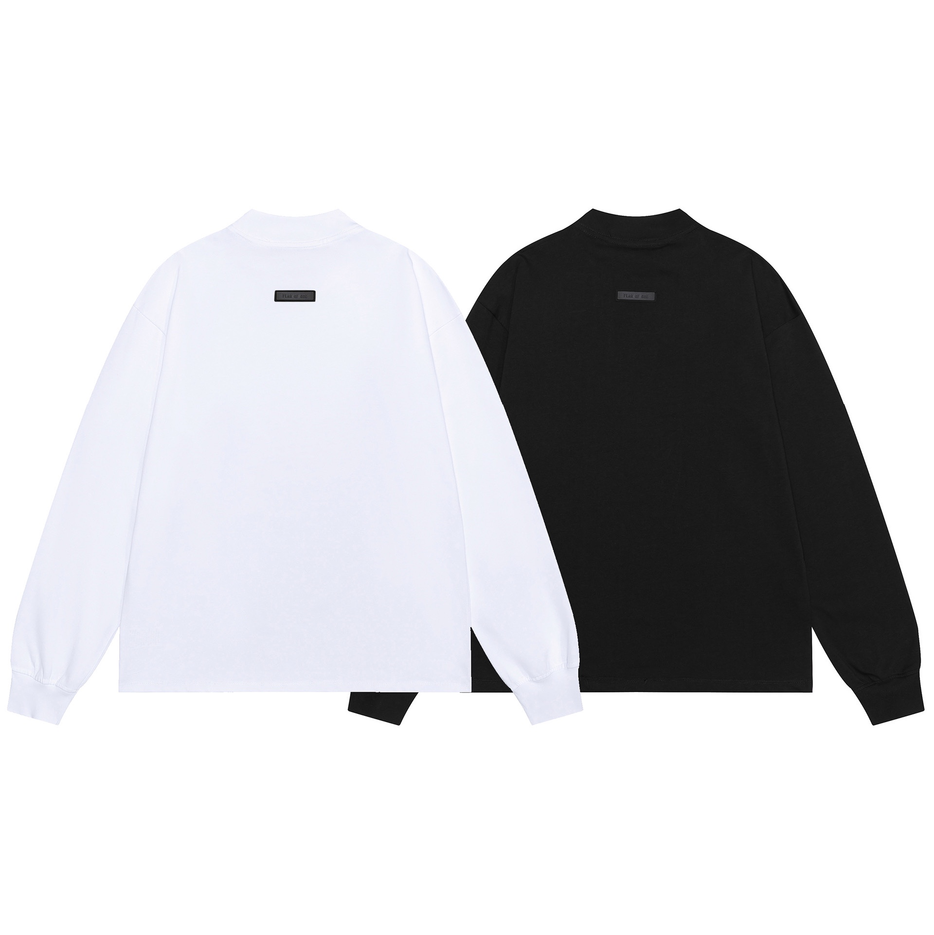 Fear of god  1977 flocking print long-sleeved Tee