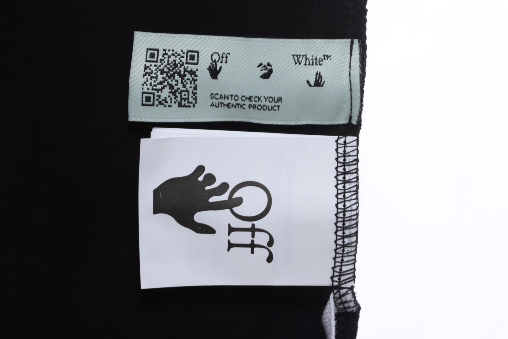 OW green paint letter arrowhead short sleeves