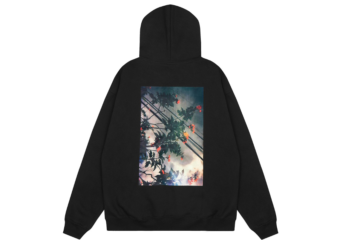 Fear Of God FOG Essentials Back Photo Floral Hoodie