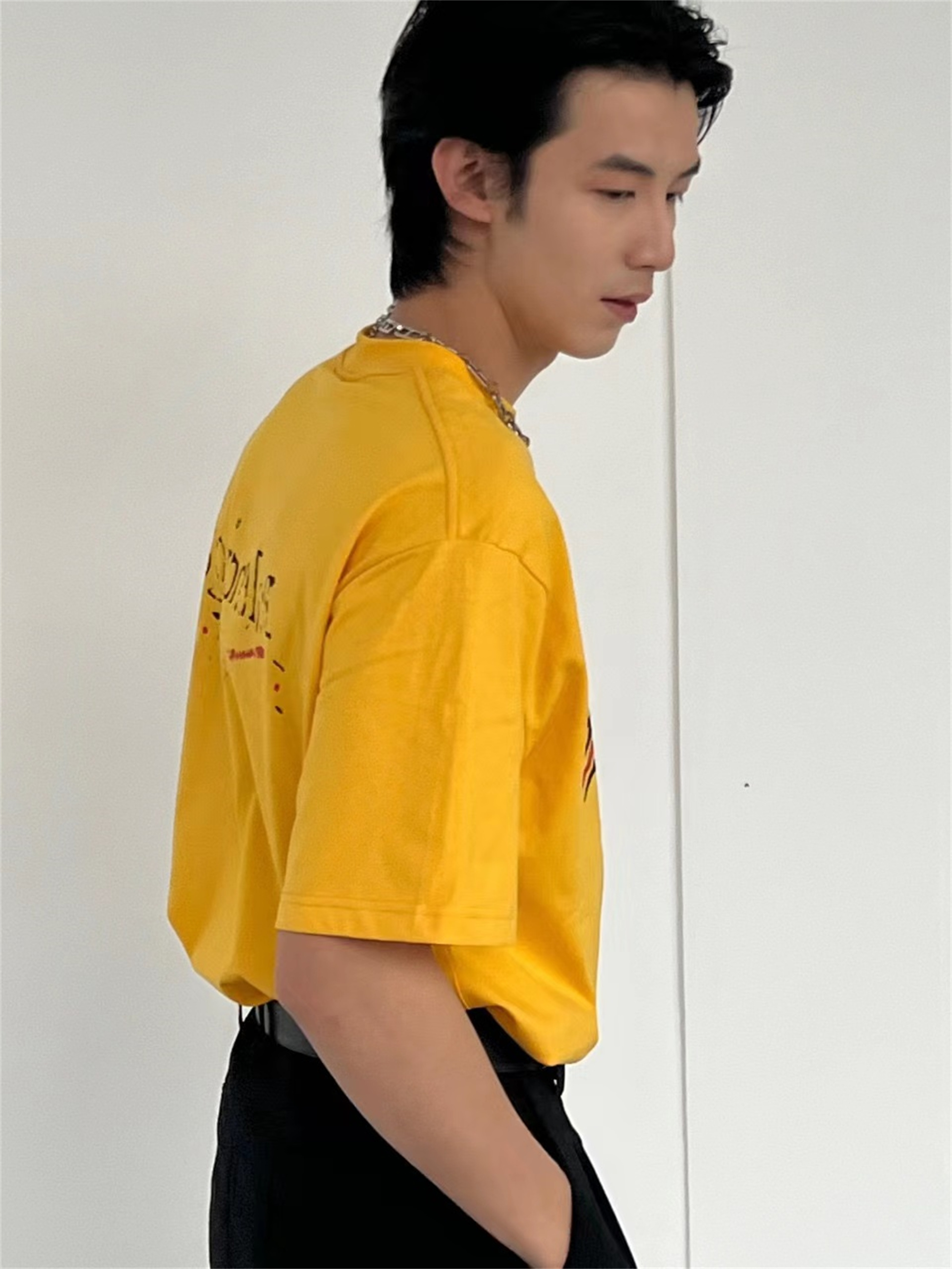 BLCG Front and rear coke graffiti print short sleeve t-shirt