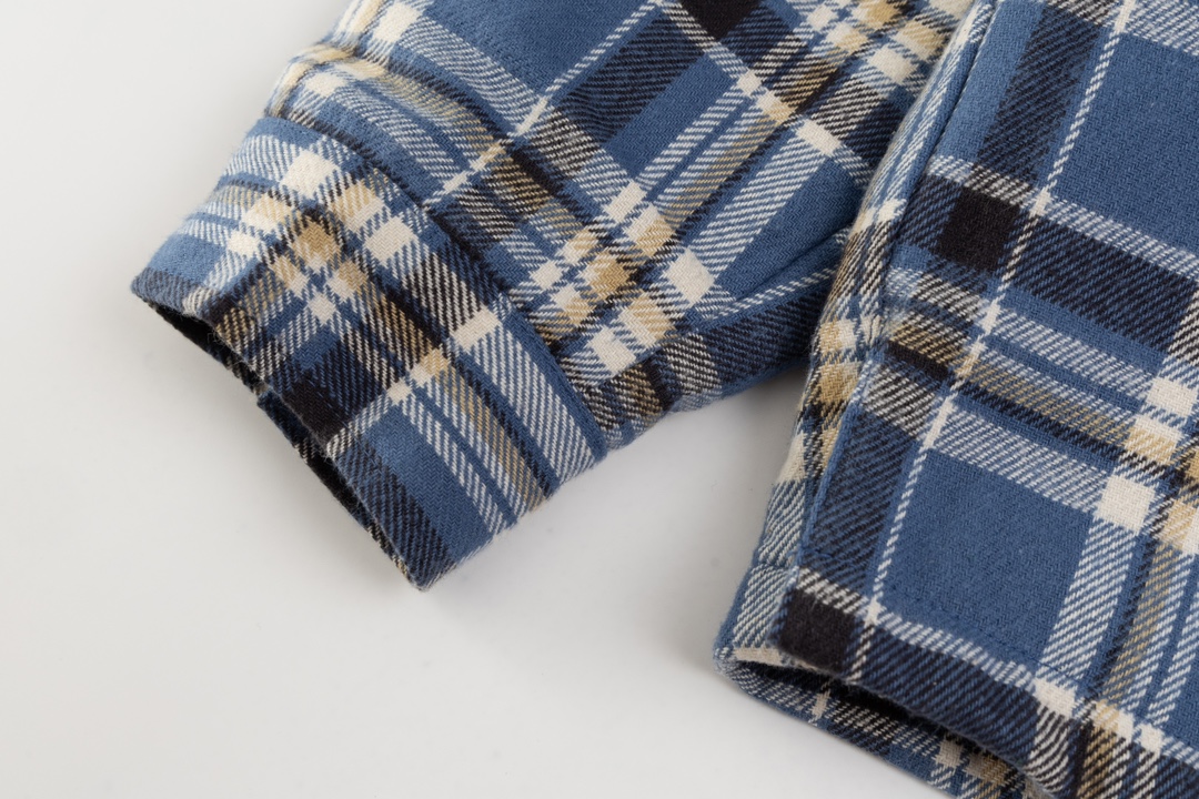 Chrome Hearts plaid design with silver embellishments, cotton-padded jacket