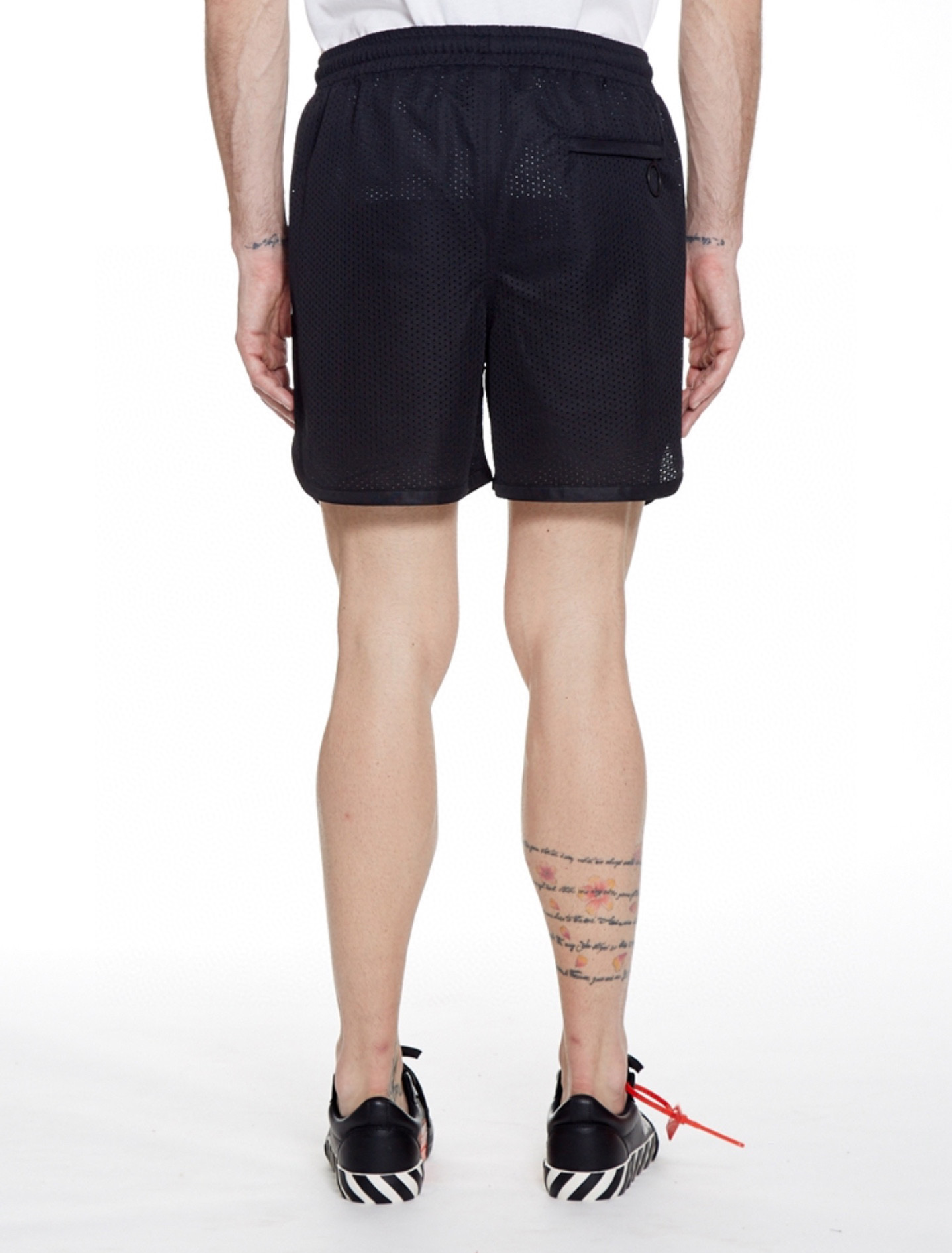OW logo twill printed shorts