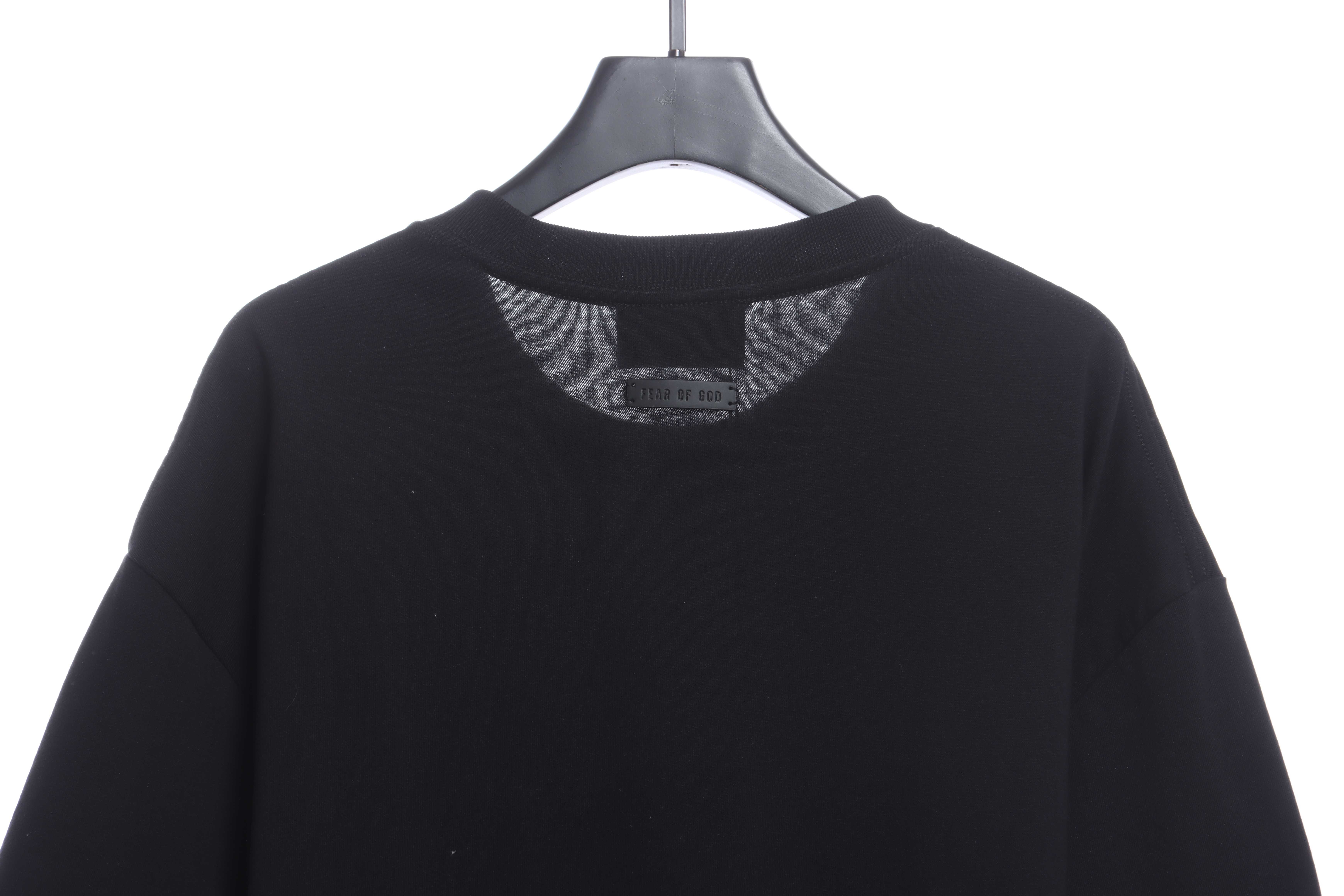 FEAR OF GOD season seven main line flocking big G letter short-sleeved T-shirt