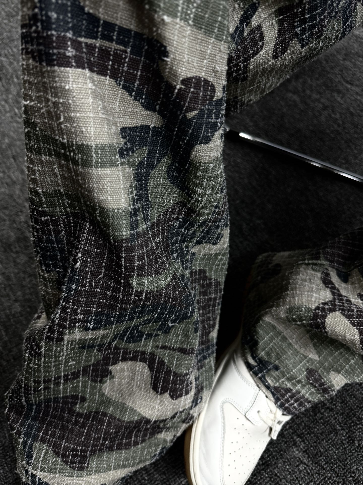 Big Ol' Camo Canvas Needlepunch Jeans