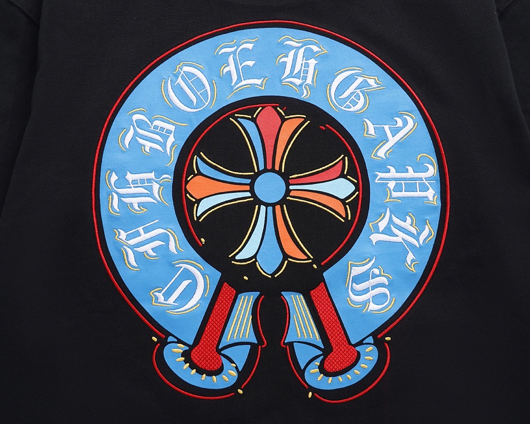 Chrome Hearts T-Shirt 2025 Appliqué heavy embroidery Tee