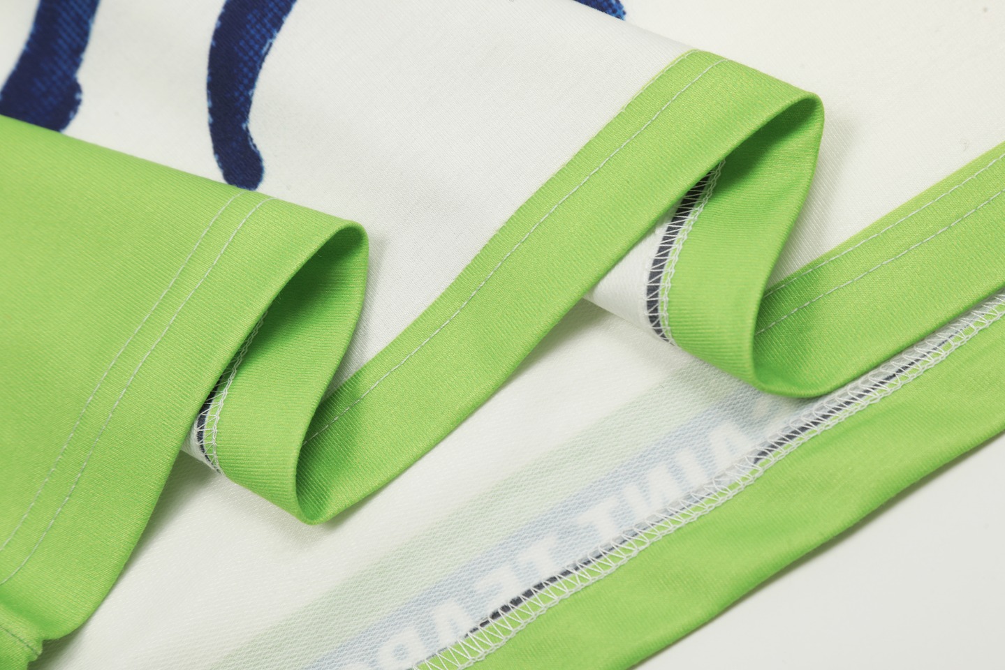 Saint Mich@el Tears Full Print Long Sleeve White Blue Bone