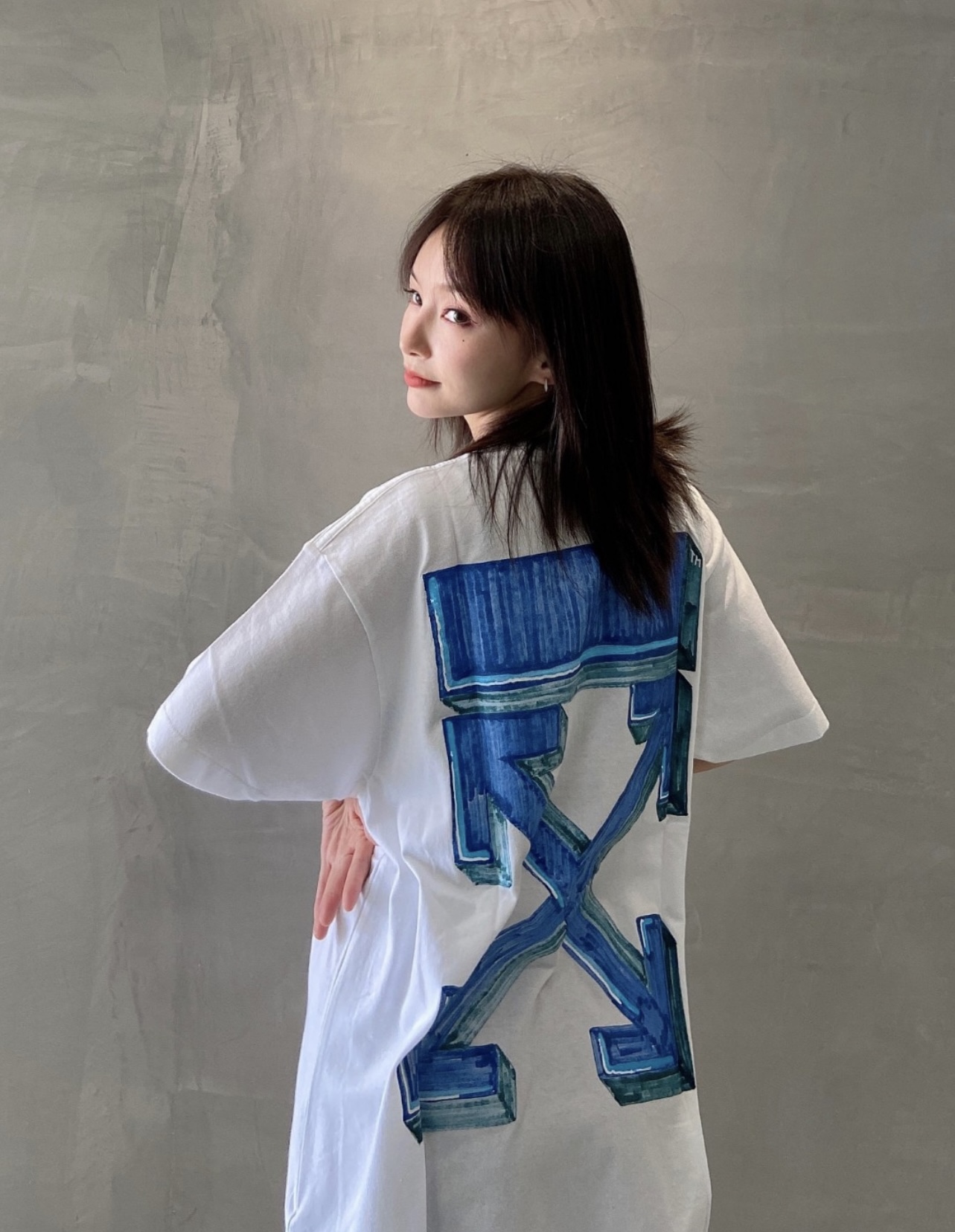 OW crayons stereo arrow short sleeves