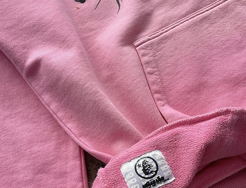 Hell$tar Studios brainwashed hoodie with brain Pink