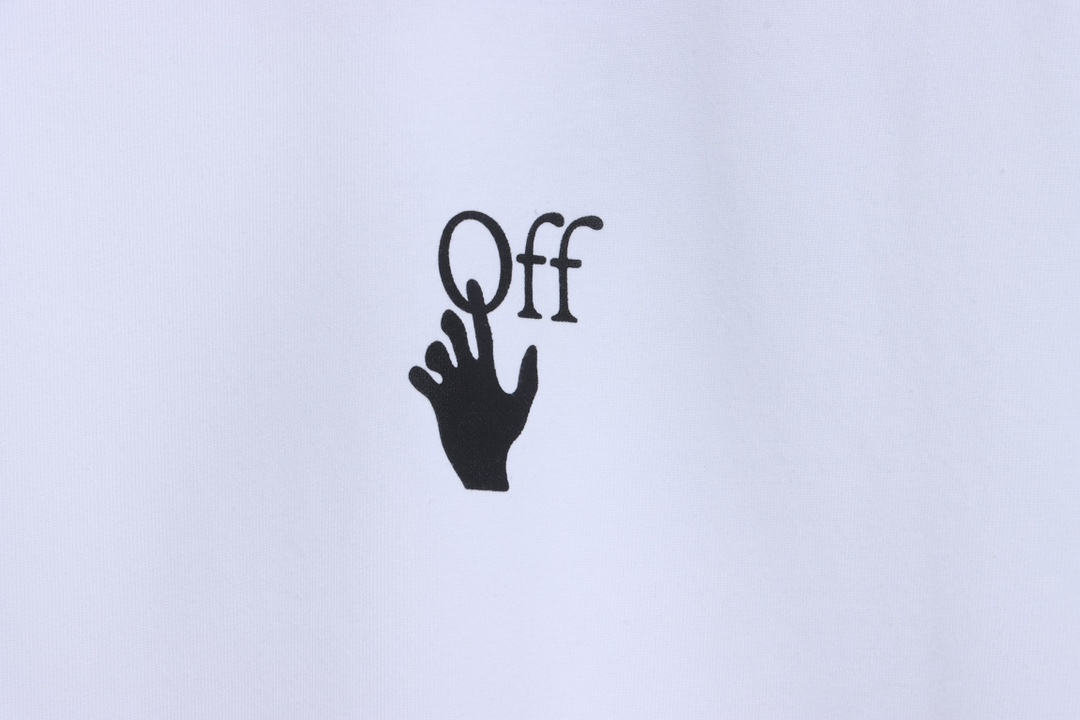 OW Caravaggio black and white religious short sleeves