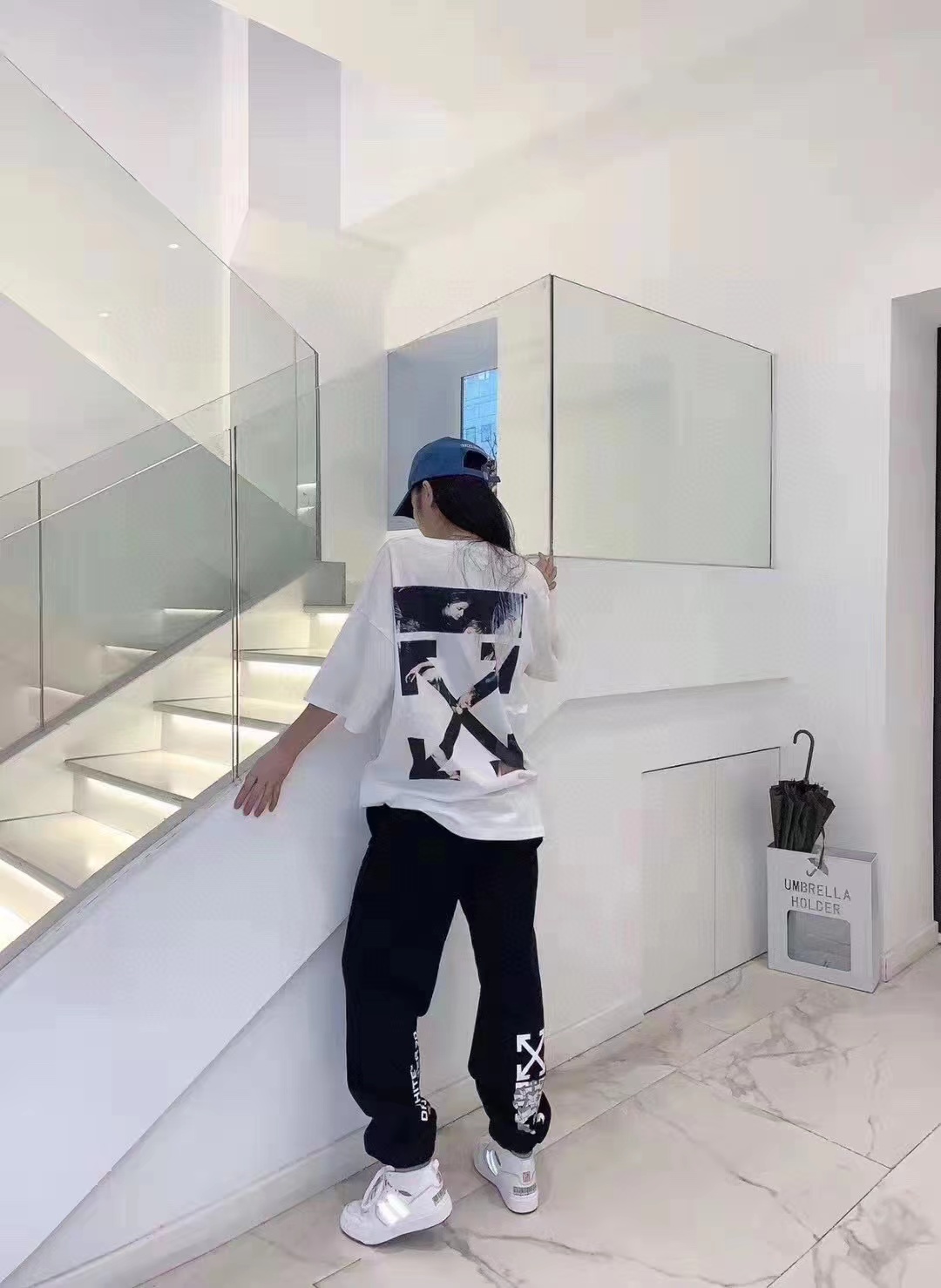 OW angel oil painting short sleeve