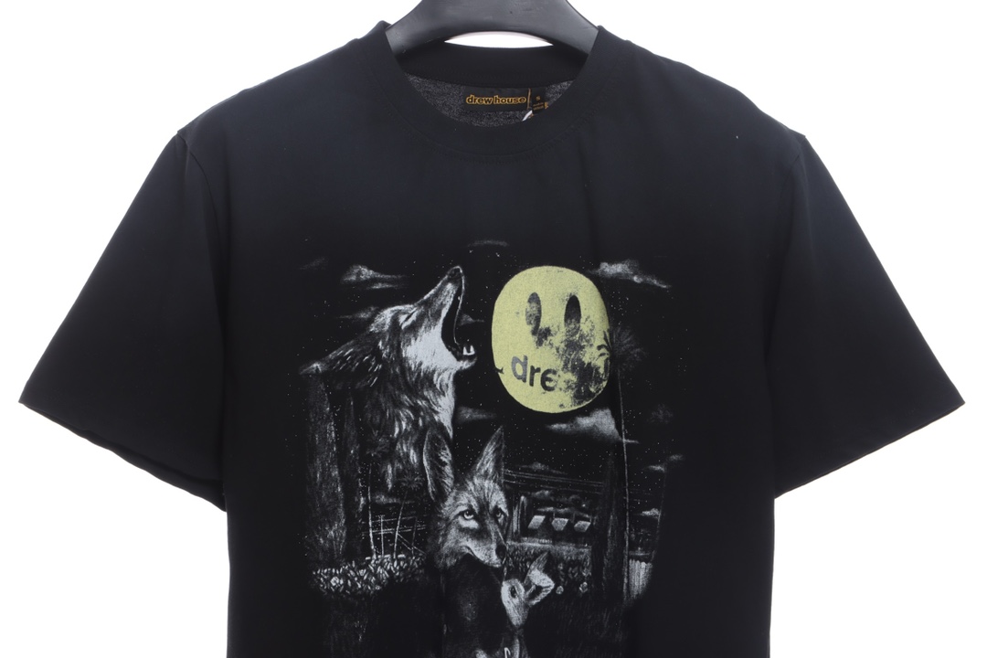 DREW full moon printed smiley face short sleeves