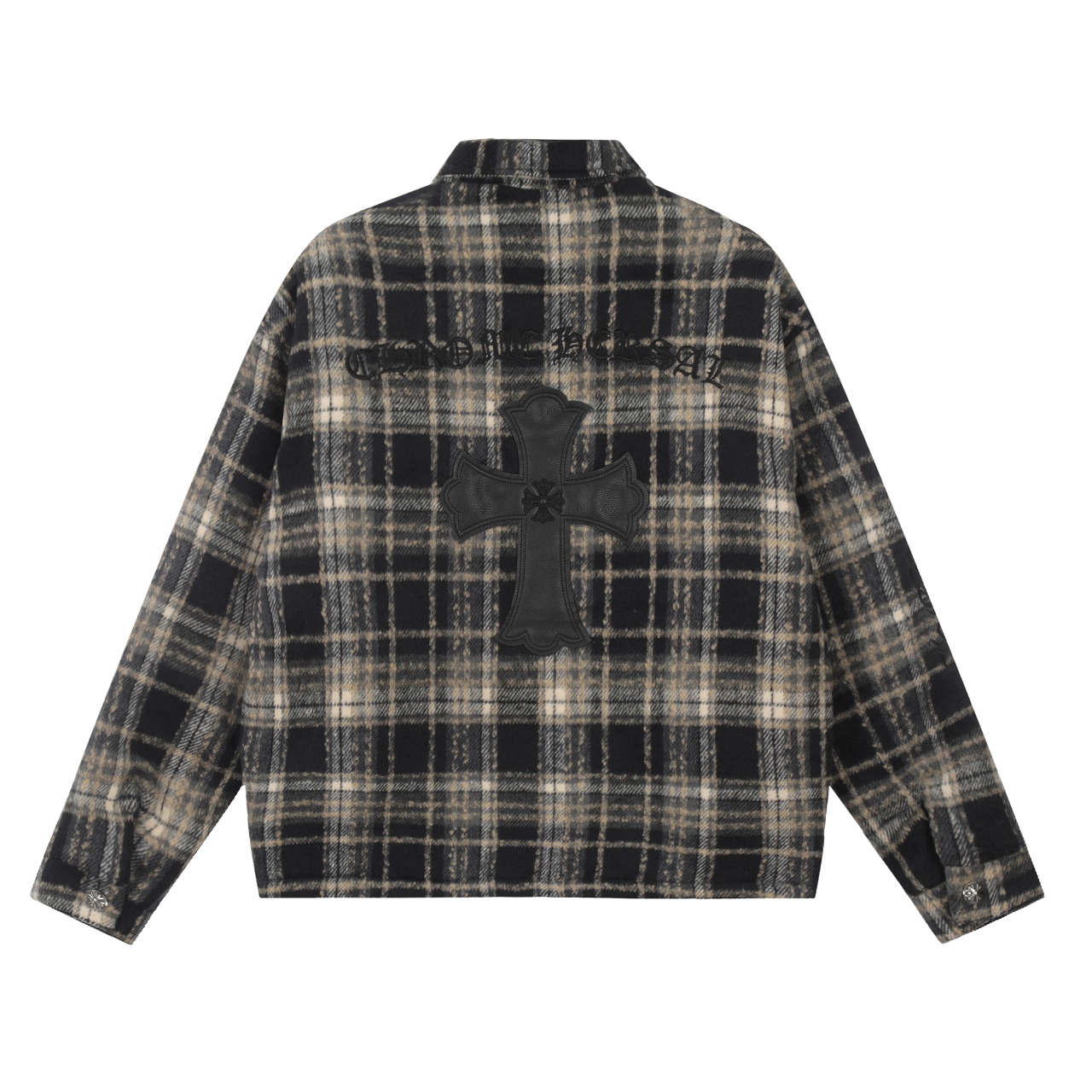 Chrome Hearts Plaid  Flannel wool Jacket