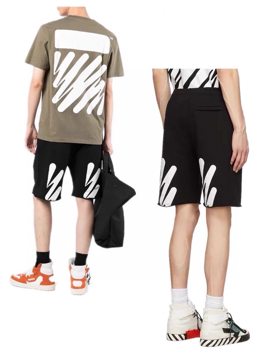 OW ECG printed shorts