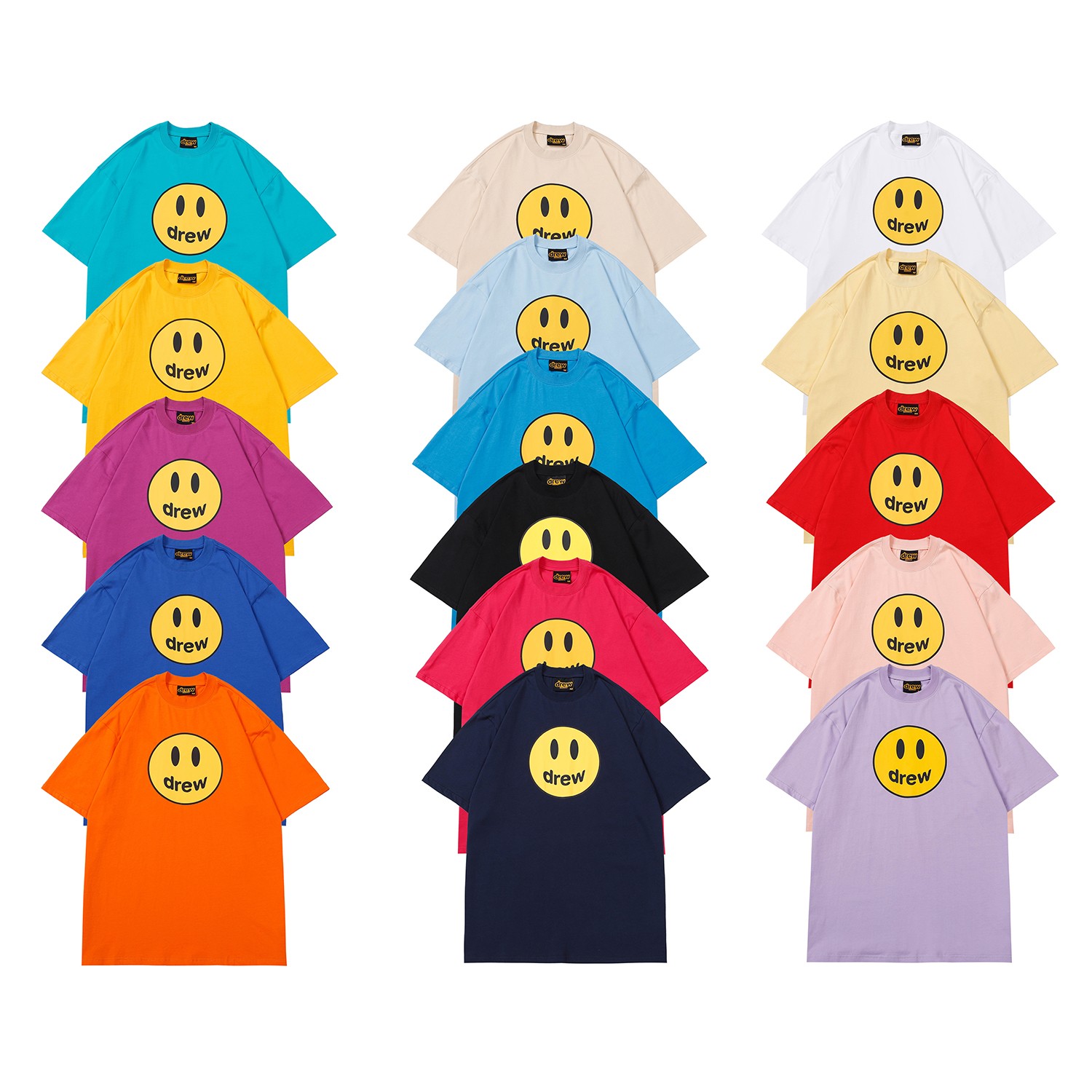 Drew smiley face short-sleeved tee classic