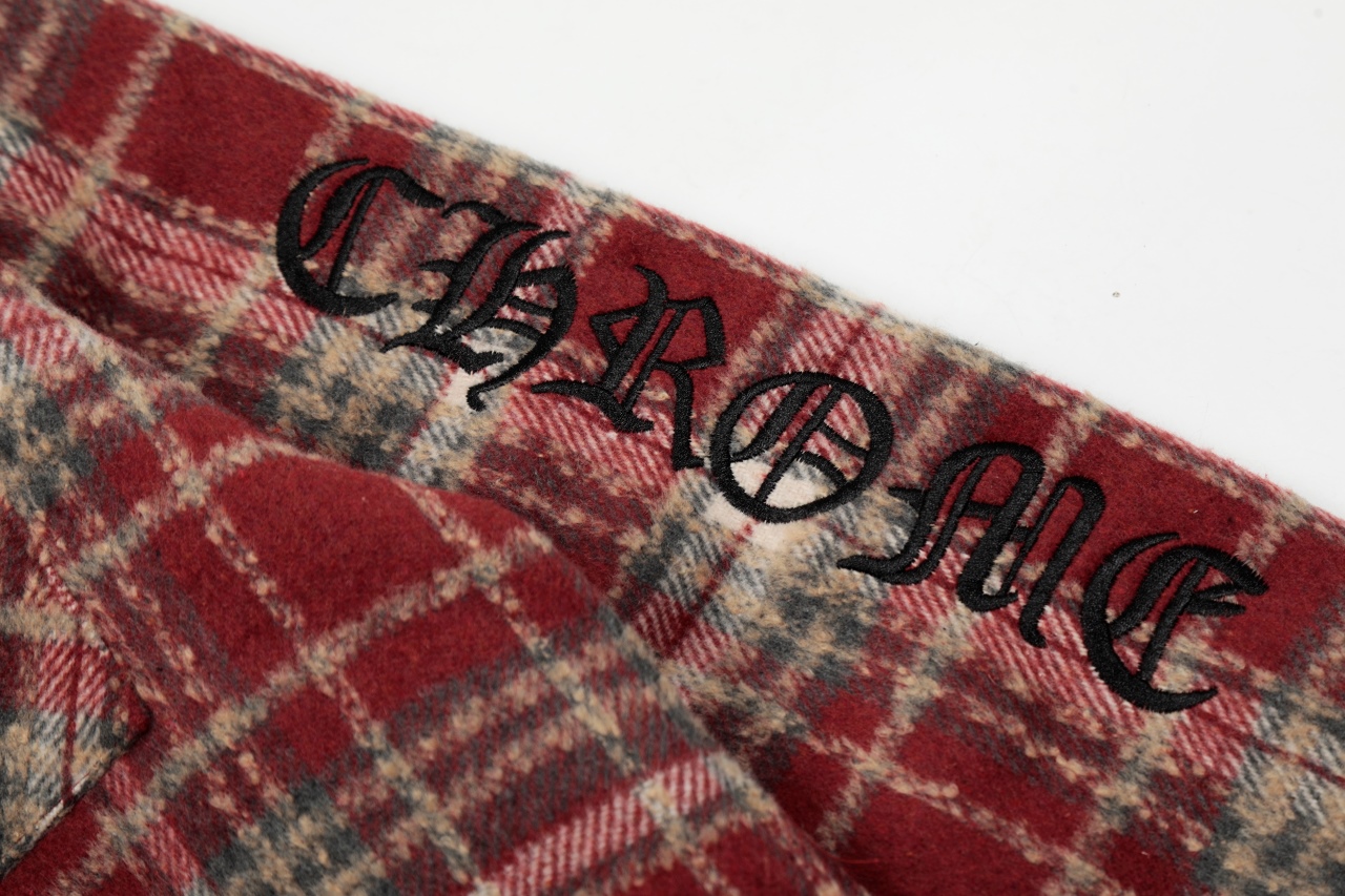 Chrome Hearts Plaid  Flannel wool Jacket