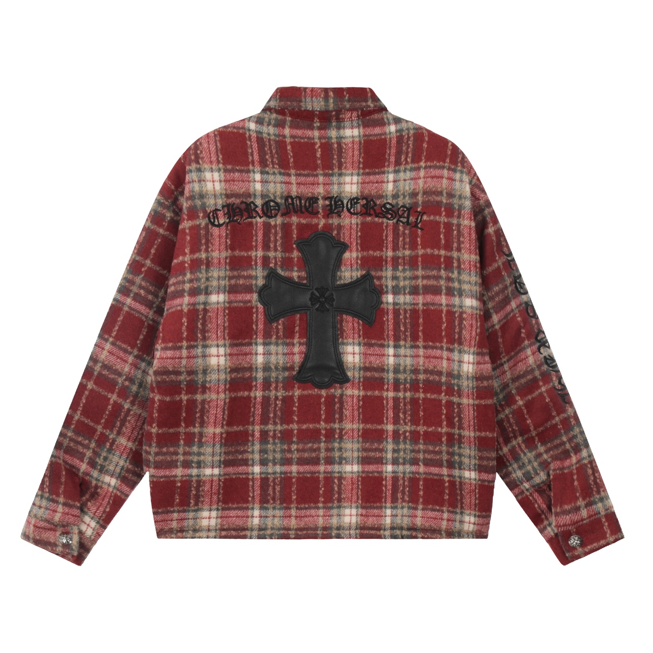 Chrome Hearts Plaid  Flannel wool Jacket