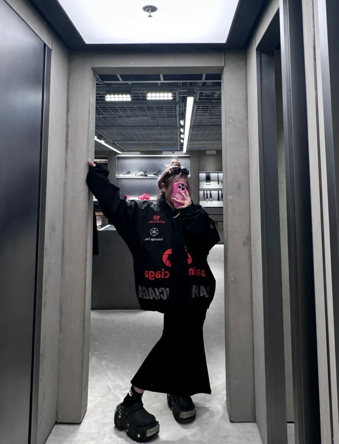 Balancig*  logo-print Zip Jacket