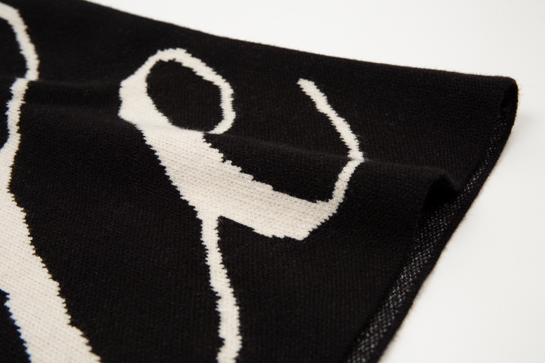 Rhud3 2023ss men's and women's knitted jacquard alphabet shorts