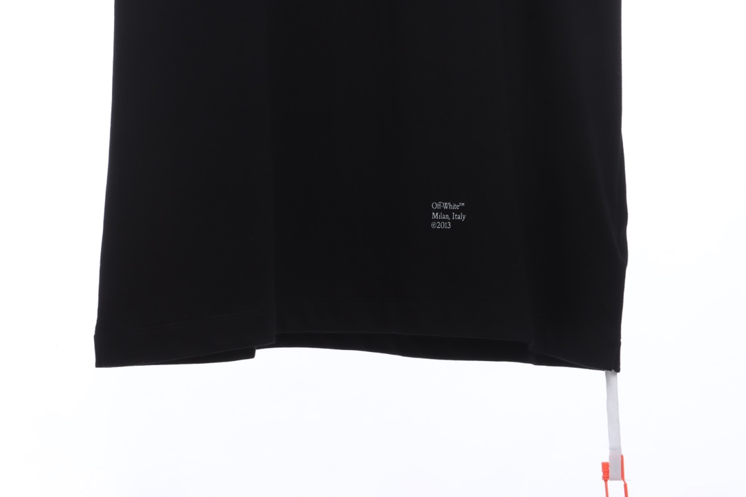 OW Caravaggio black and white religious short sleeves