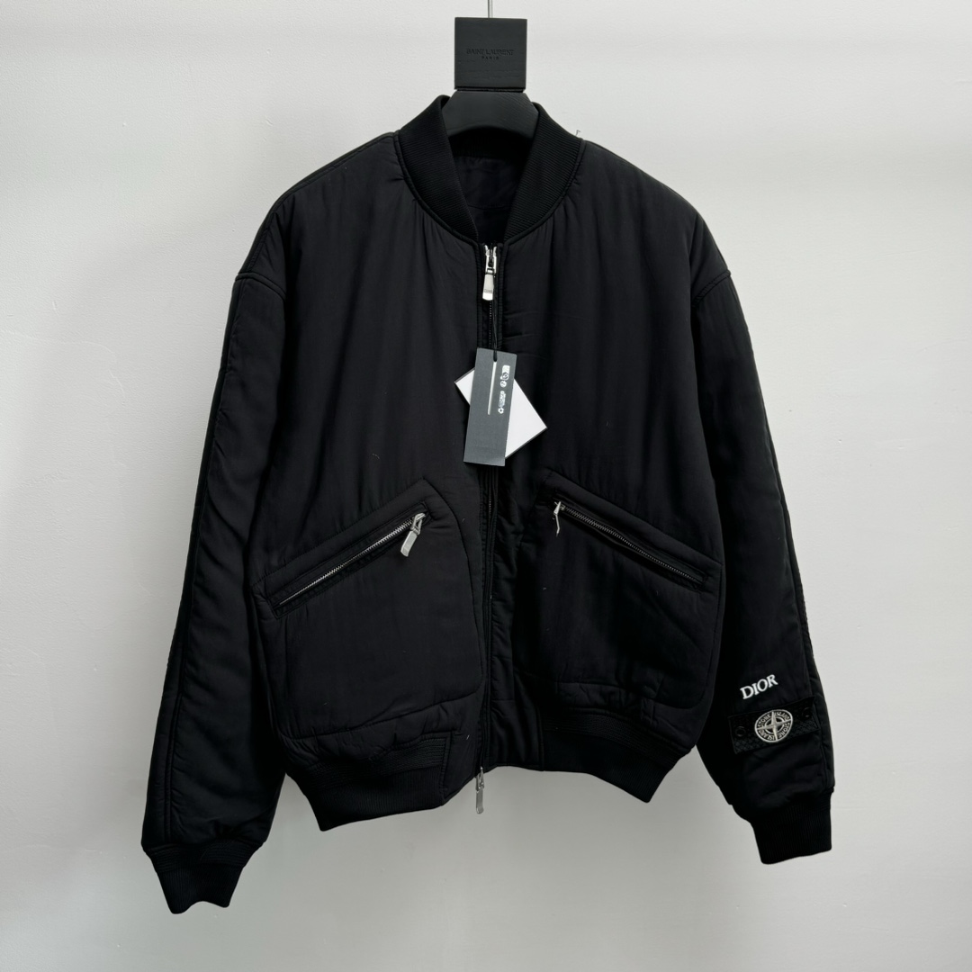 Stone 1Sland &Dio  Early Fall Starburst Compass Flight Jacket