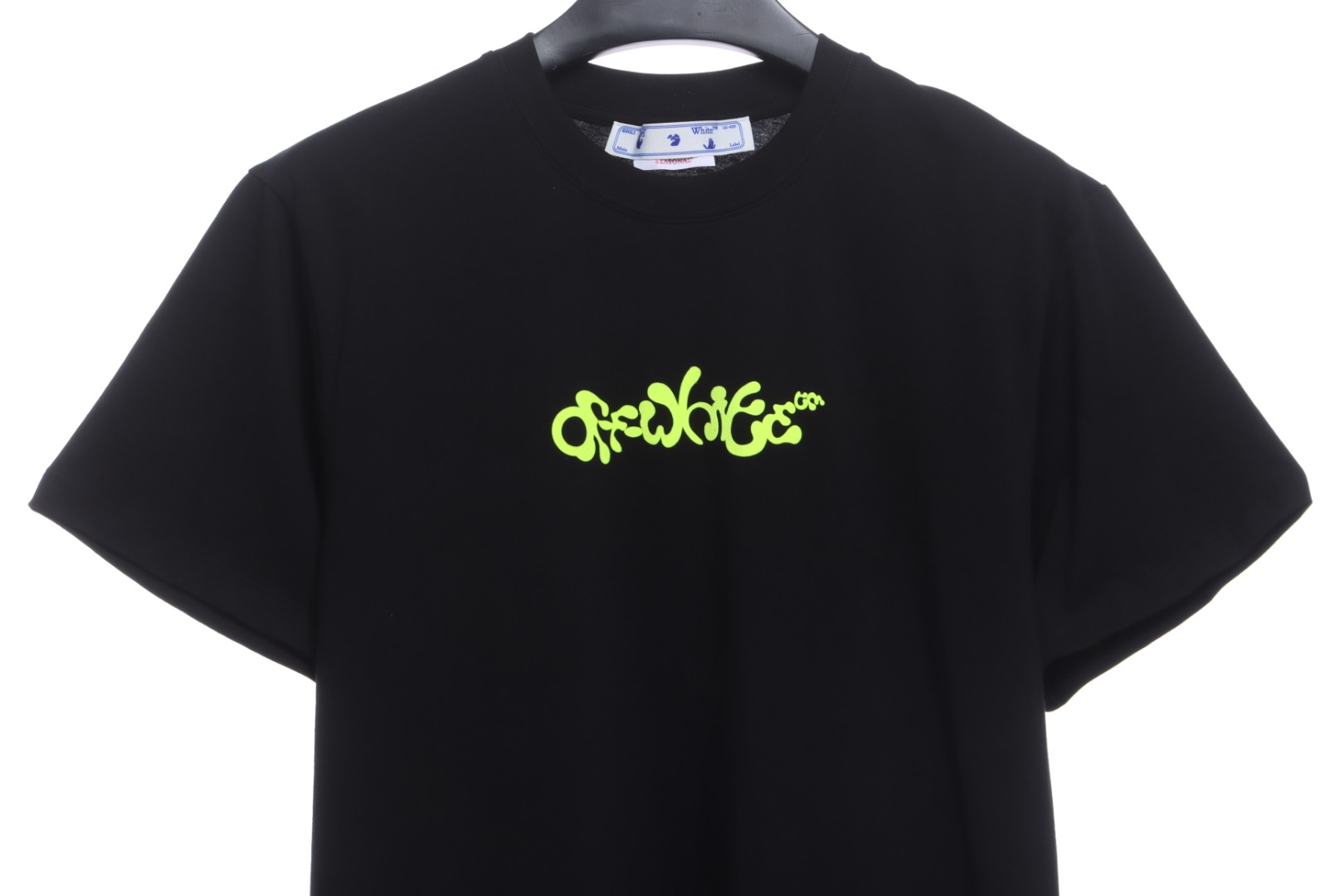 OW green paint letter arrowhead short sleeves