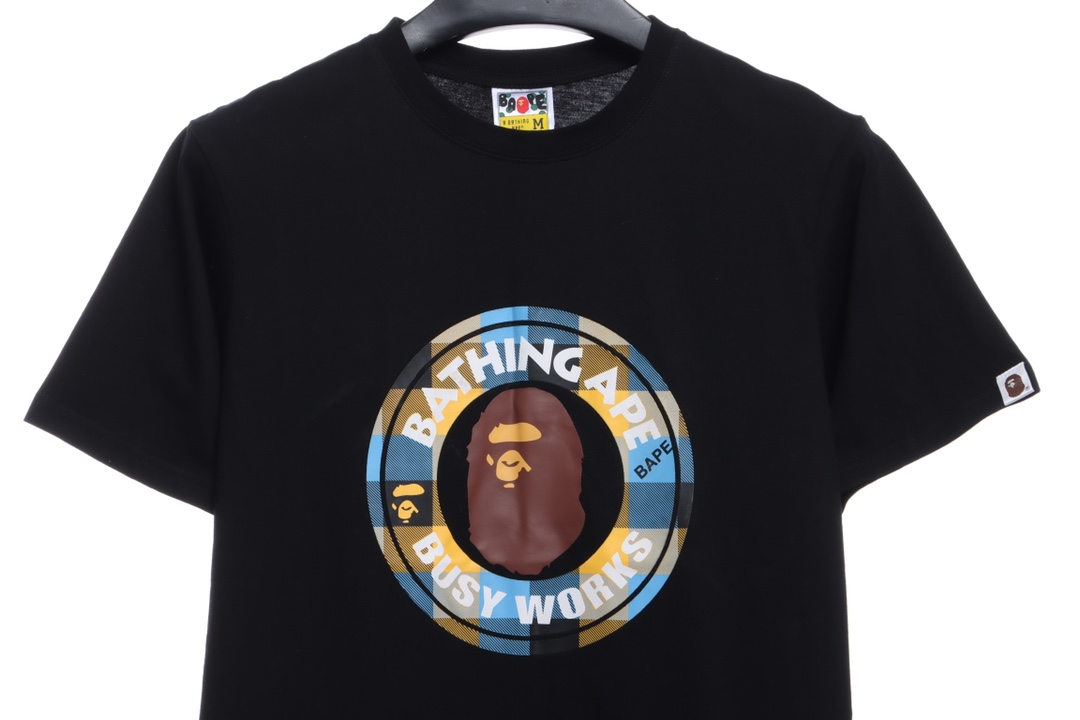 BAPE ape head seal printing short sleeves